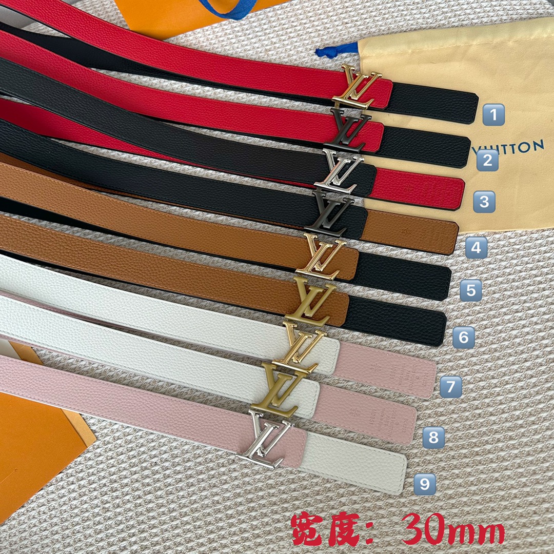 Louis Vuitton Female Basic Belt 30mm-s