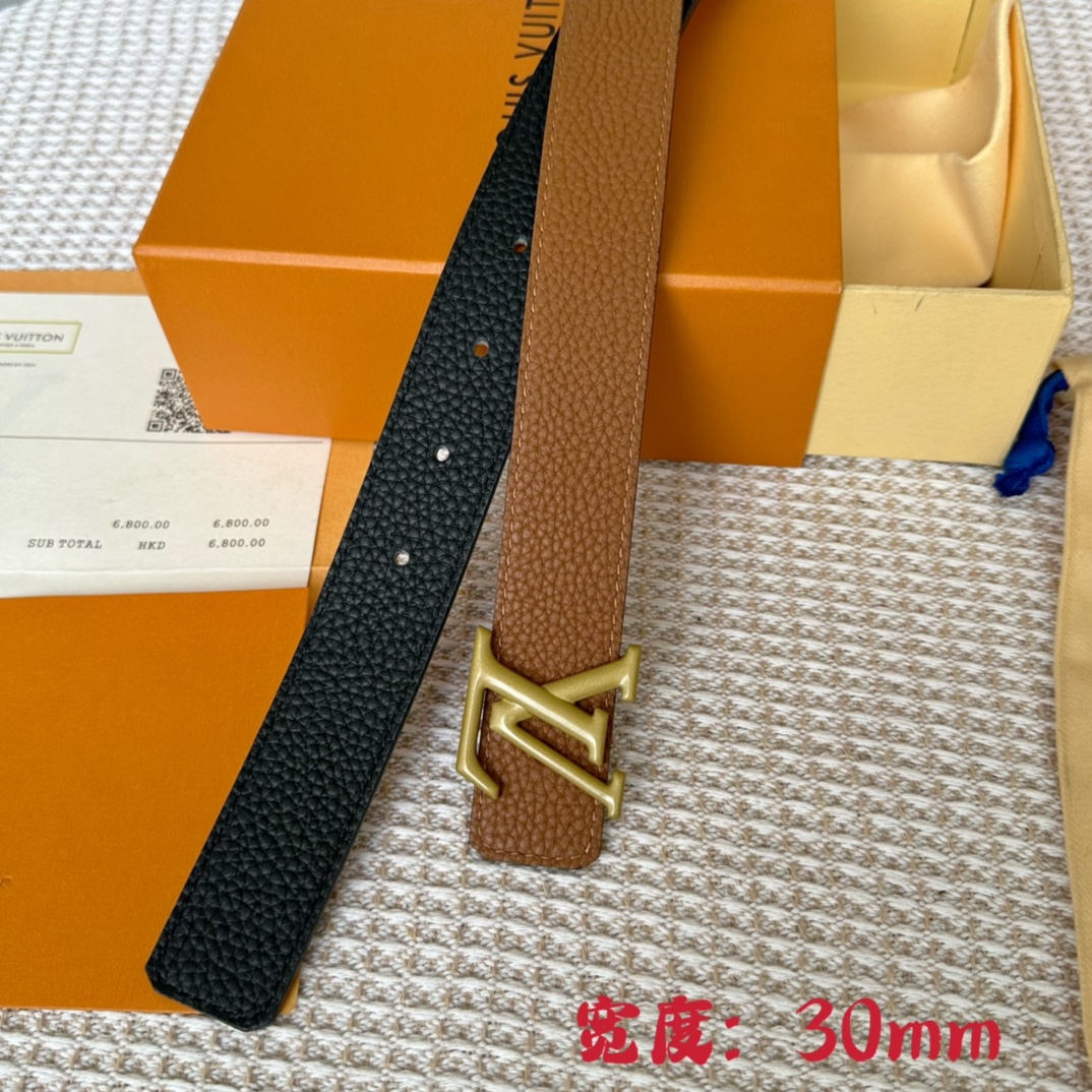 Louis Vuitton Female Basic Belt 30mm-s