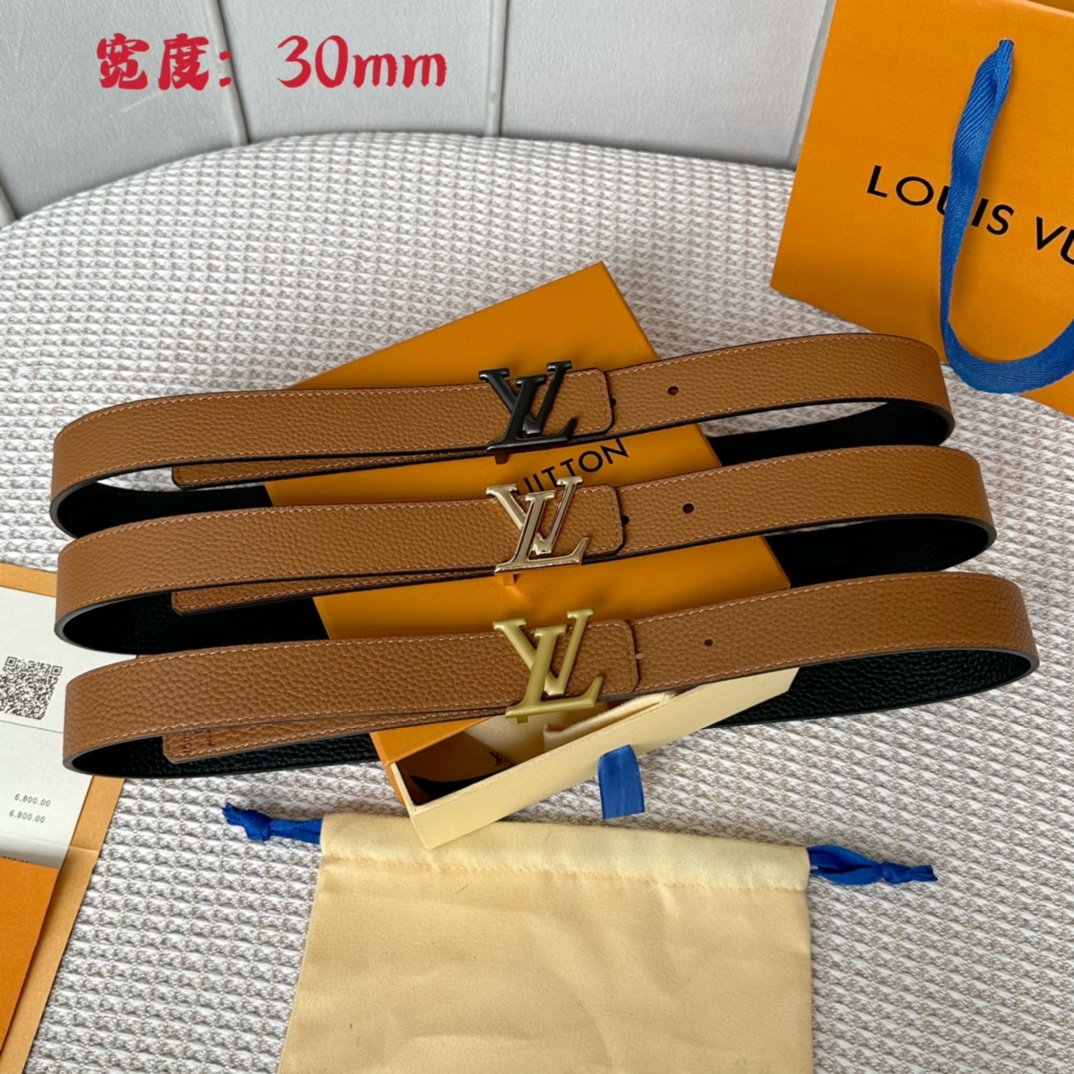 Louis Vuitton Female Basic Belt 30mm-s