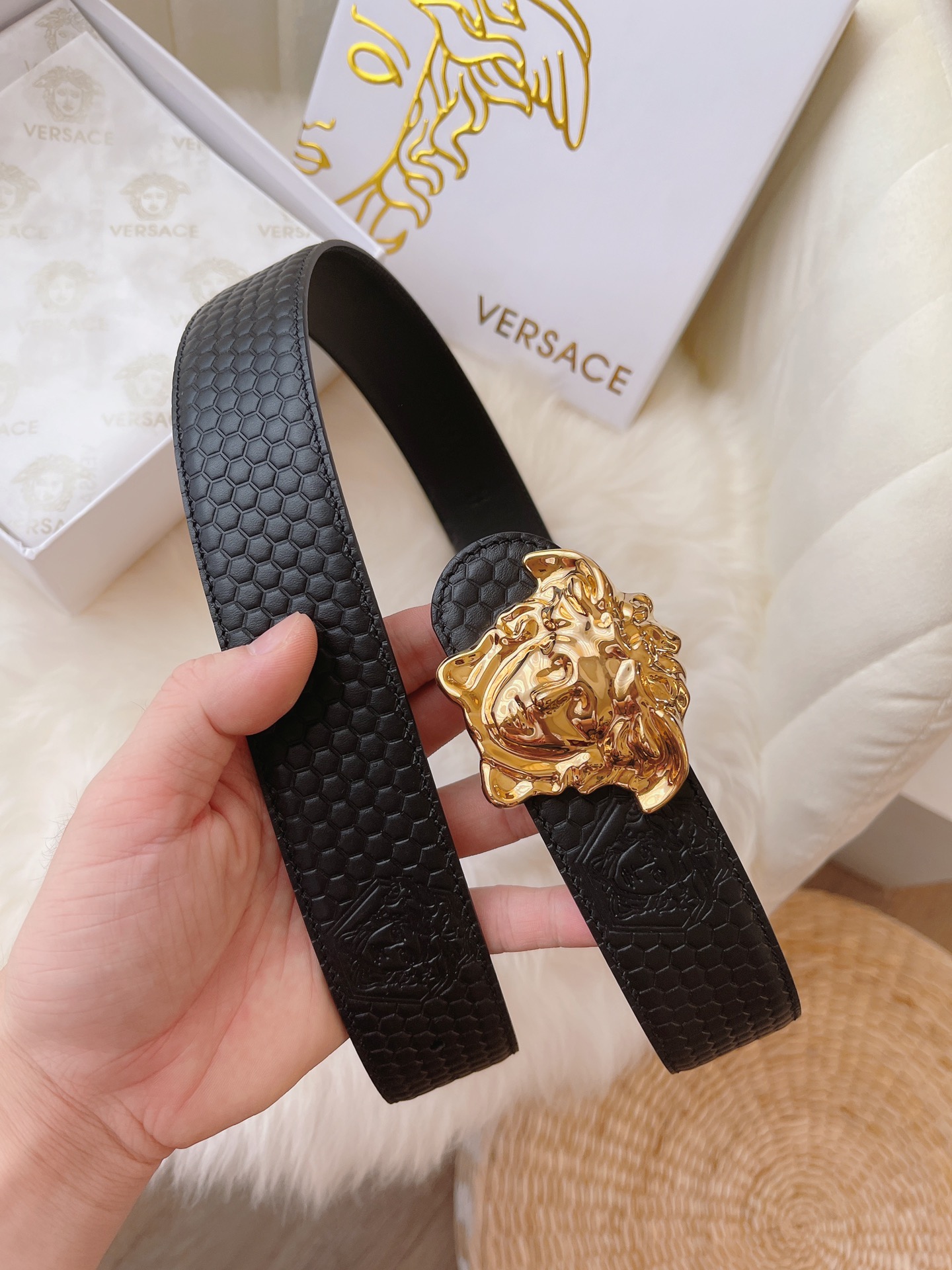 Versace Basic Belt 38mm-s