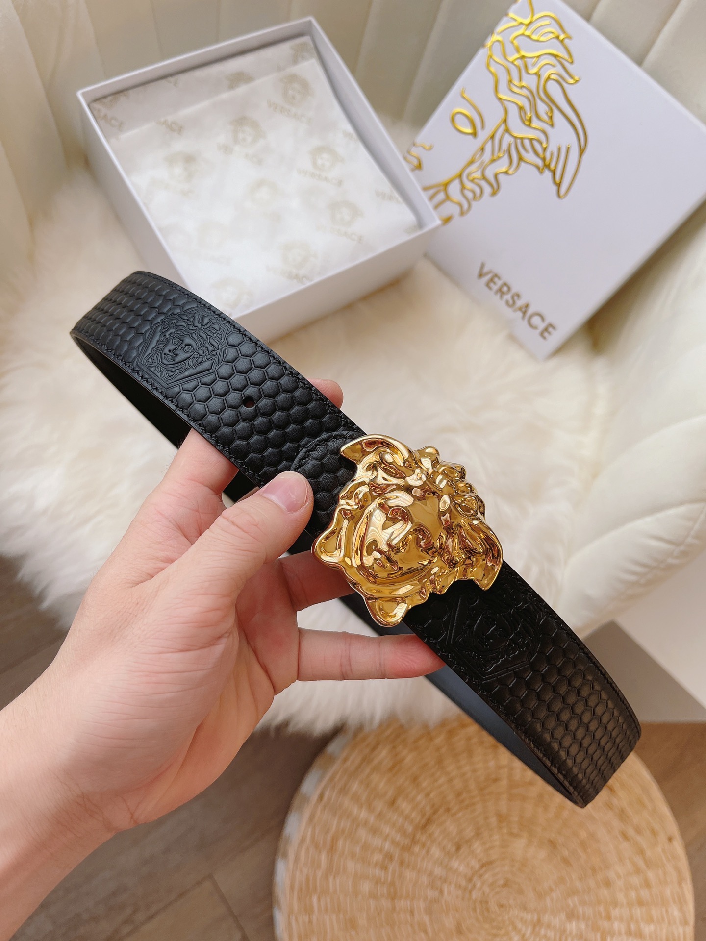 Versace Basic Belt 38mm-s