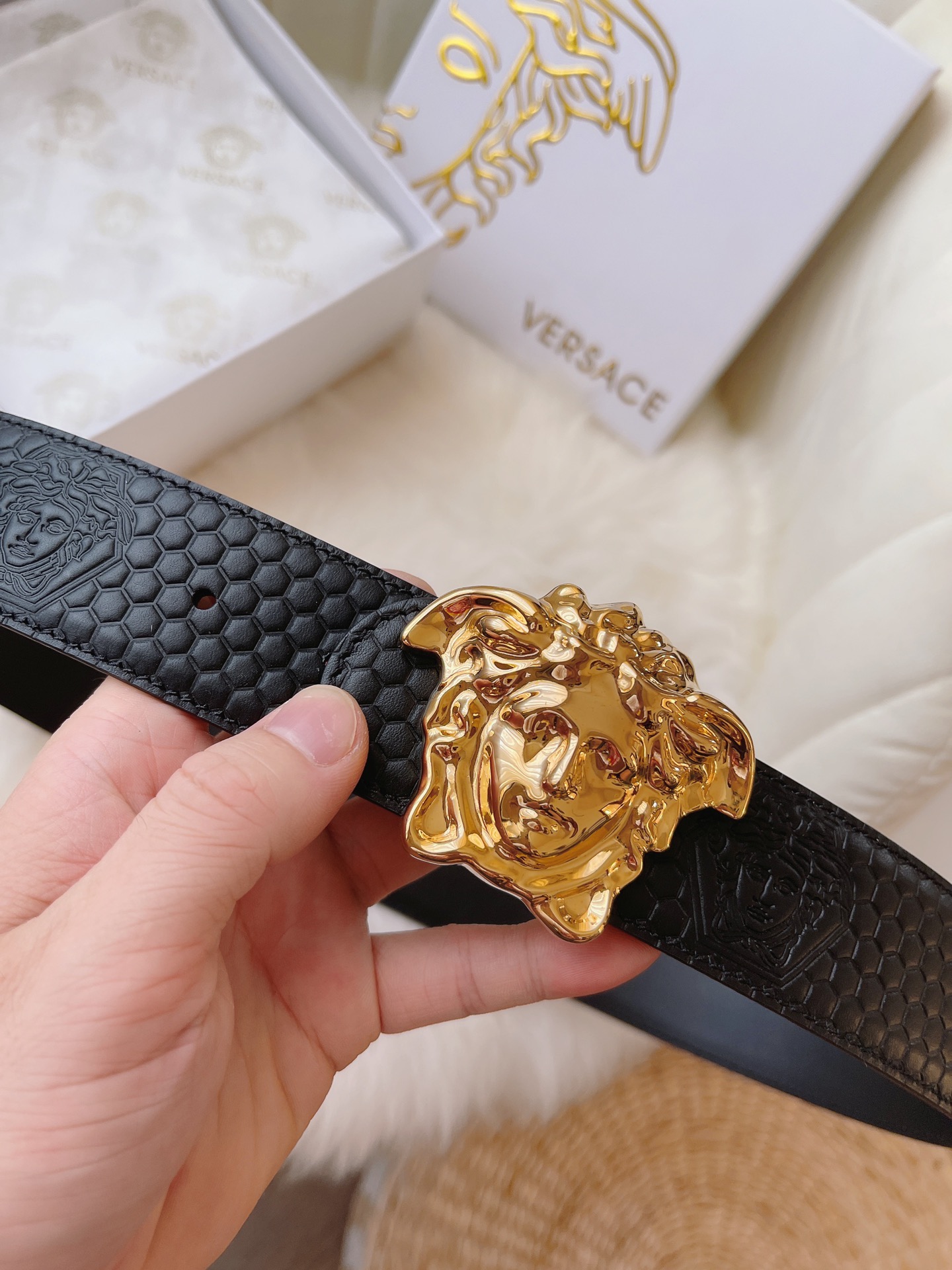 Versace Basic Belt 38mm-s