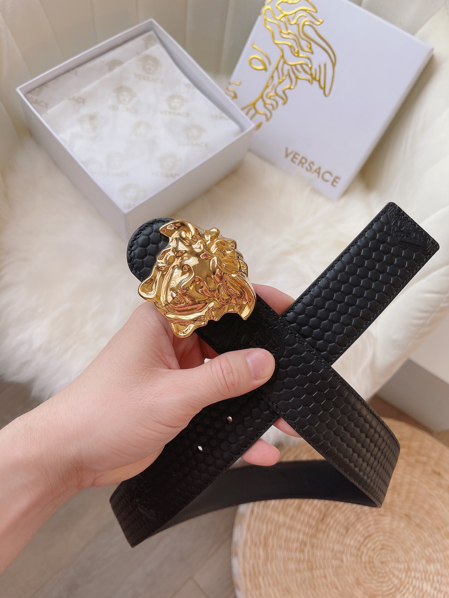 Versace Basic Belt 38mm-s