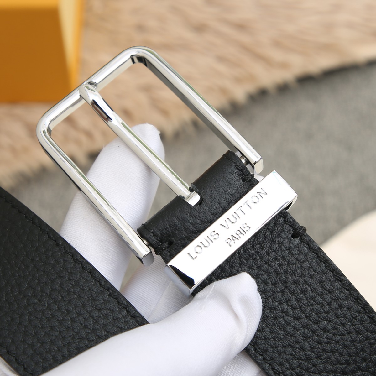 Louis Vuitton Basic Belt Cow Leather 35cm-m-l