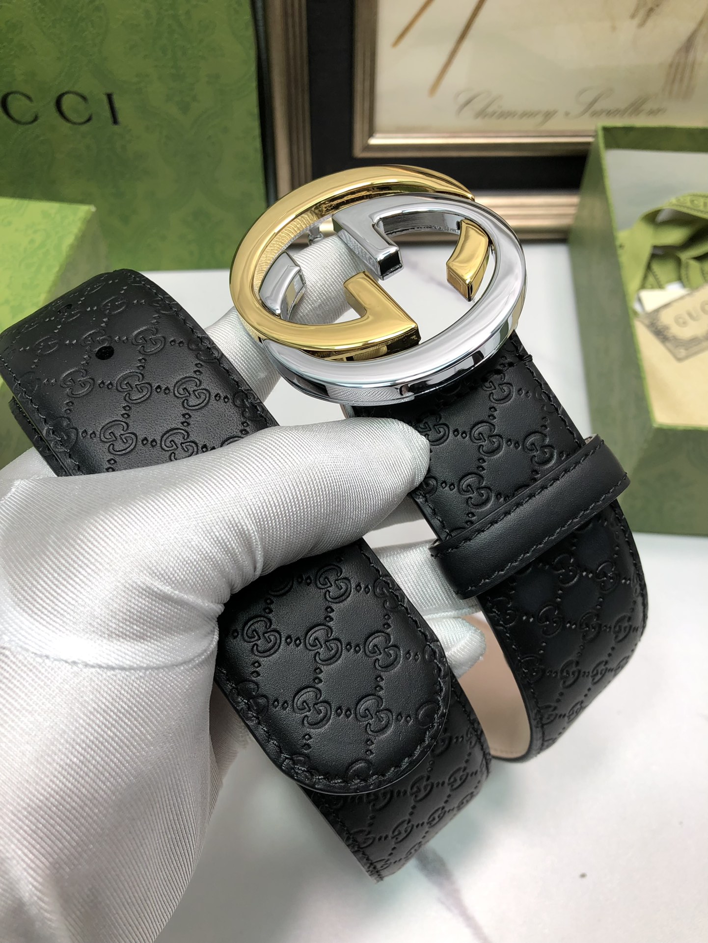 Gucci Basic Belt Top Grain Leather
