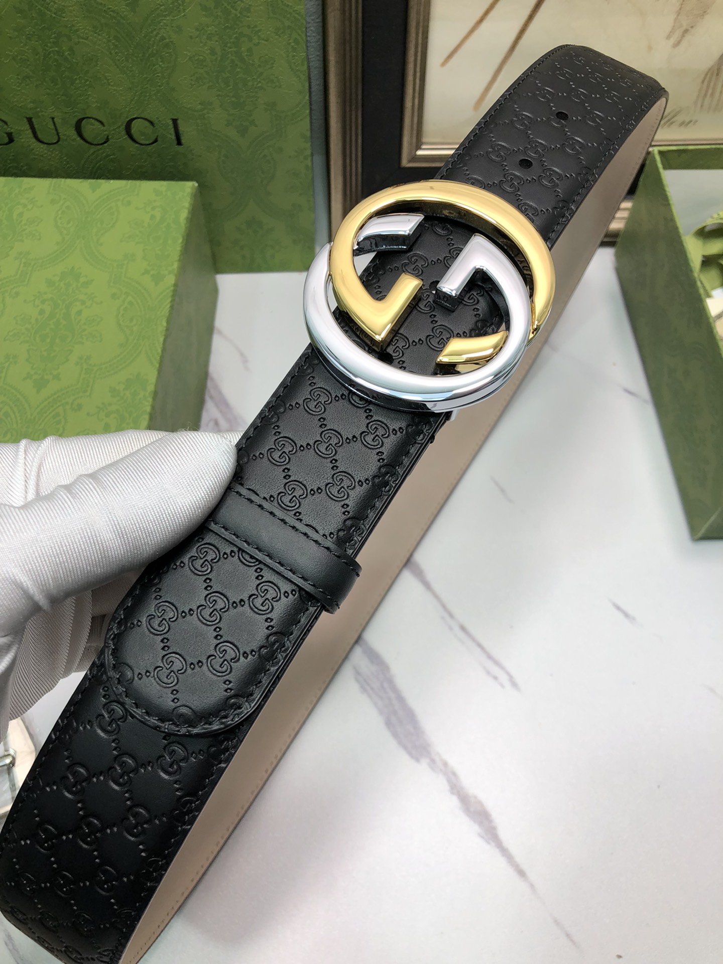 Gucci Basic Belt Top Grain Leather