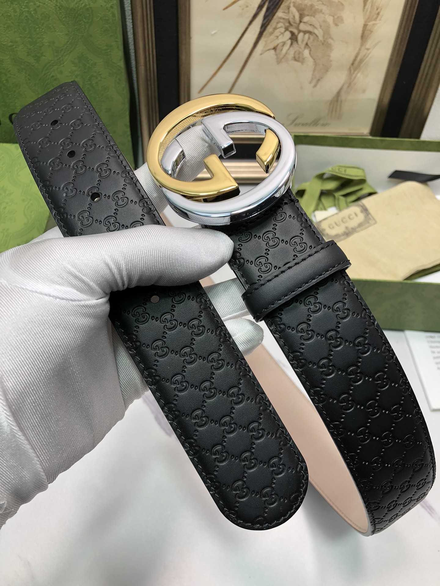 Gucci Basic Belt Top Grain Leather