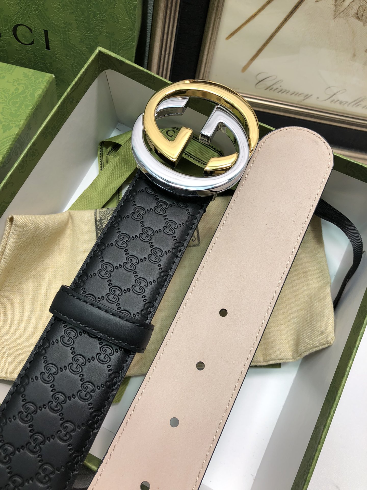 Gucci Basic Belt Top Grain Leather
