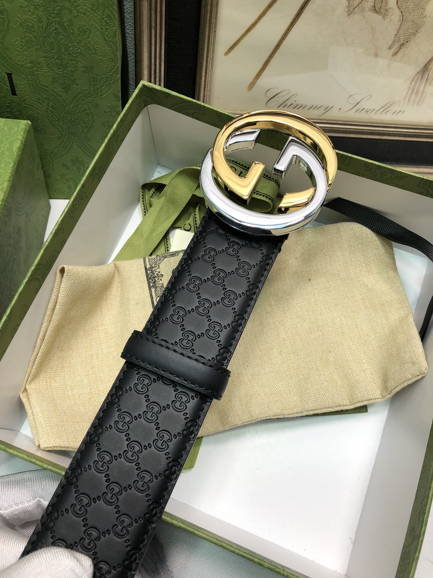 Gucci Basic Belt Top Grain Leather