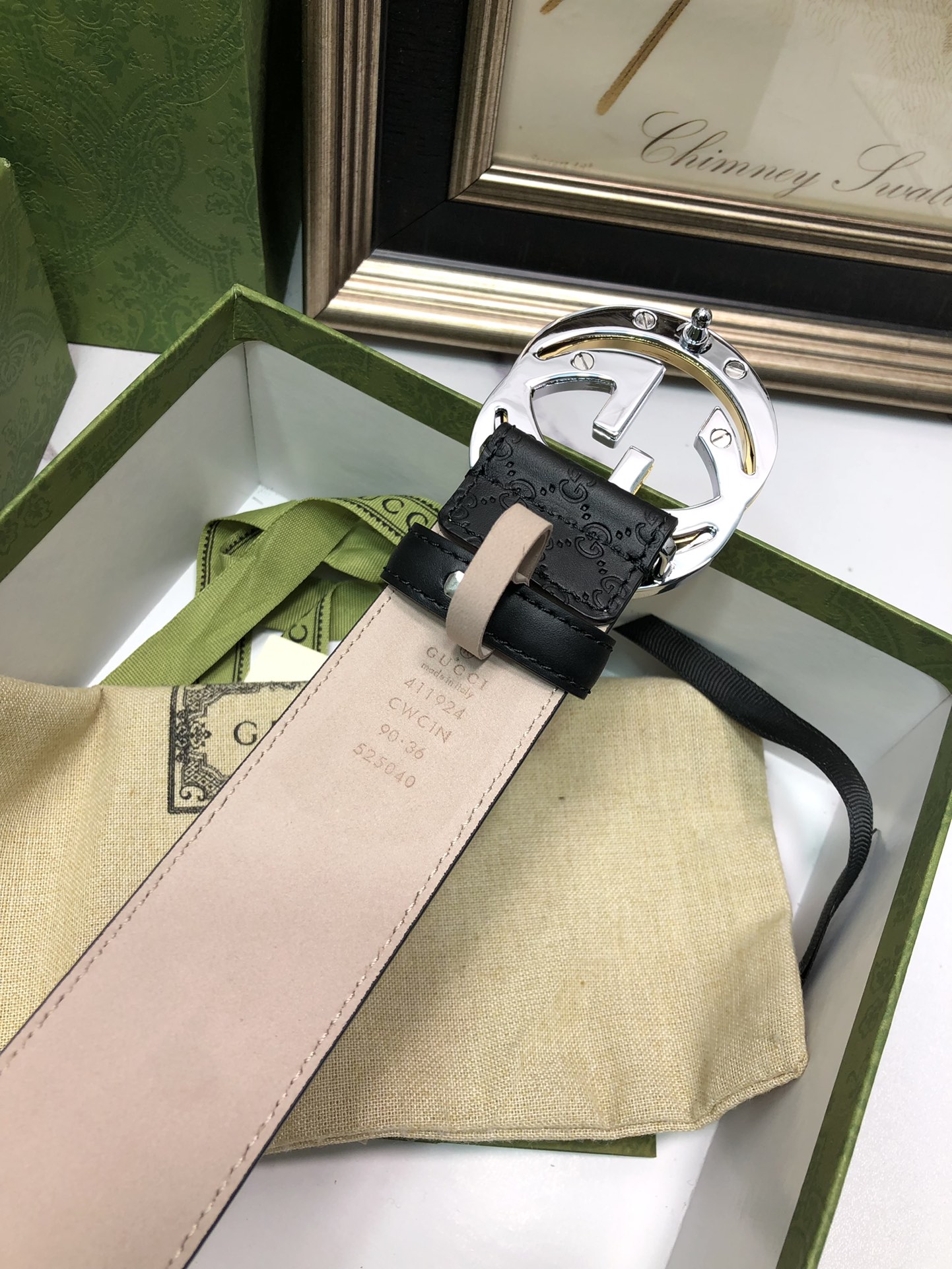 Gucci Basic Belt Top Grain Leather