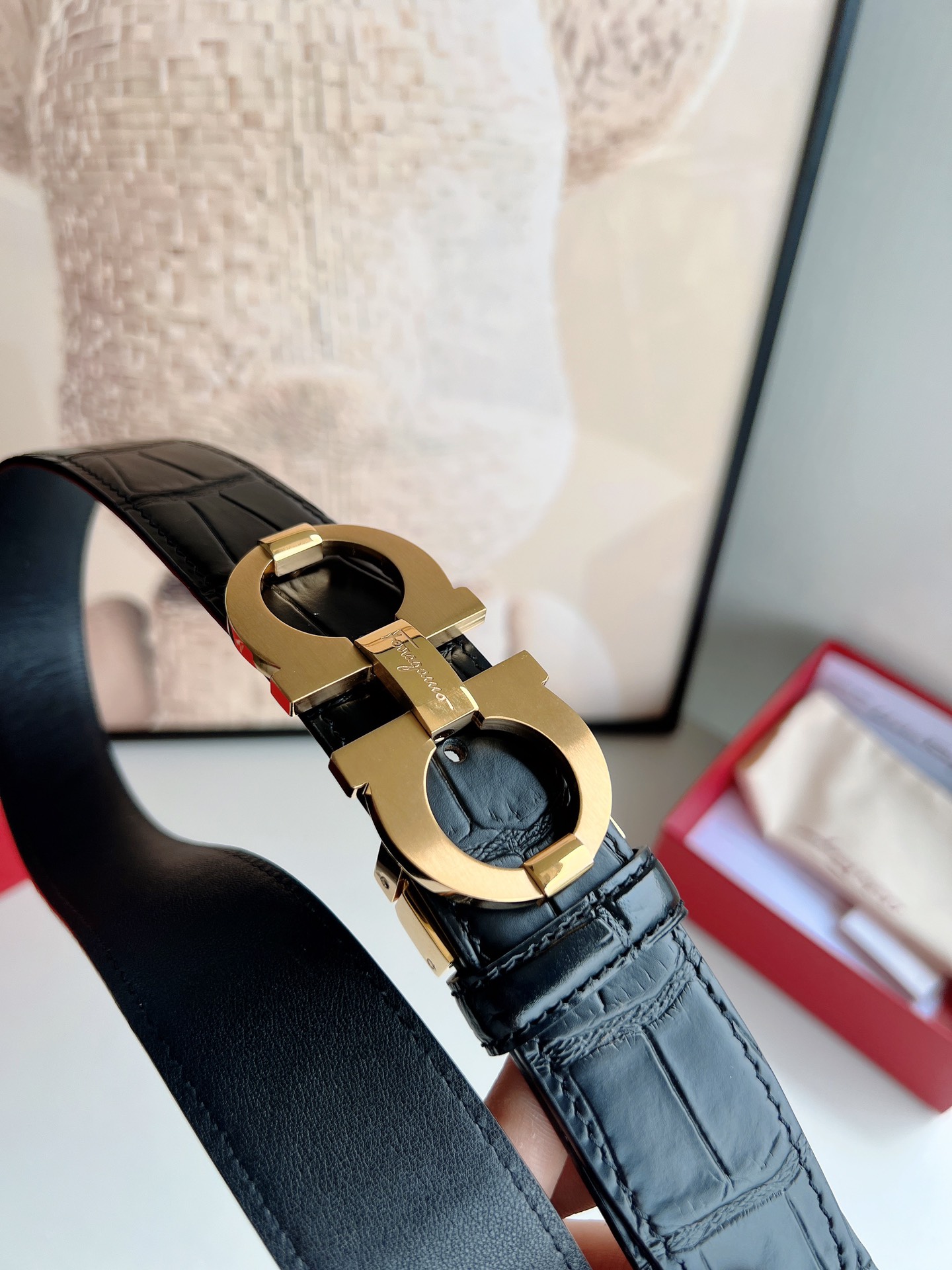 Male Leather Belt Top Grain Leather M