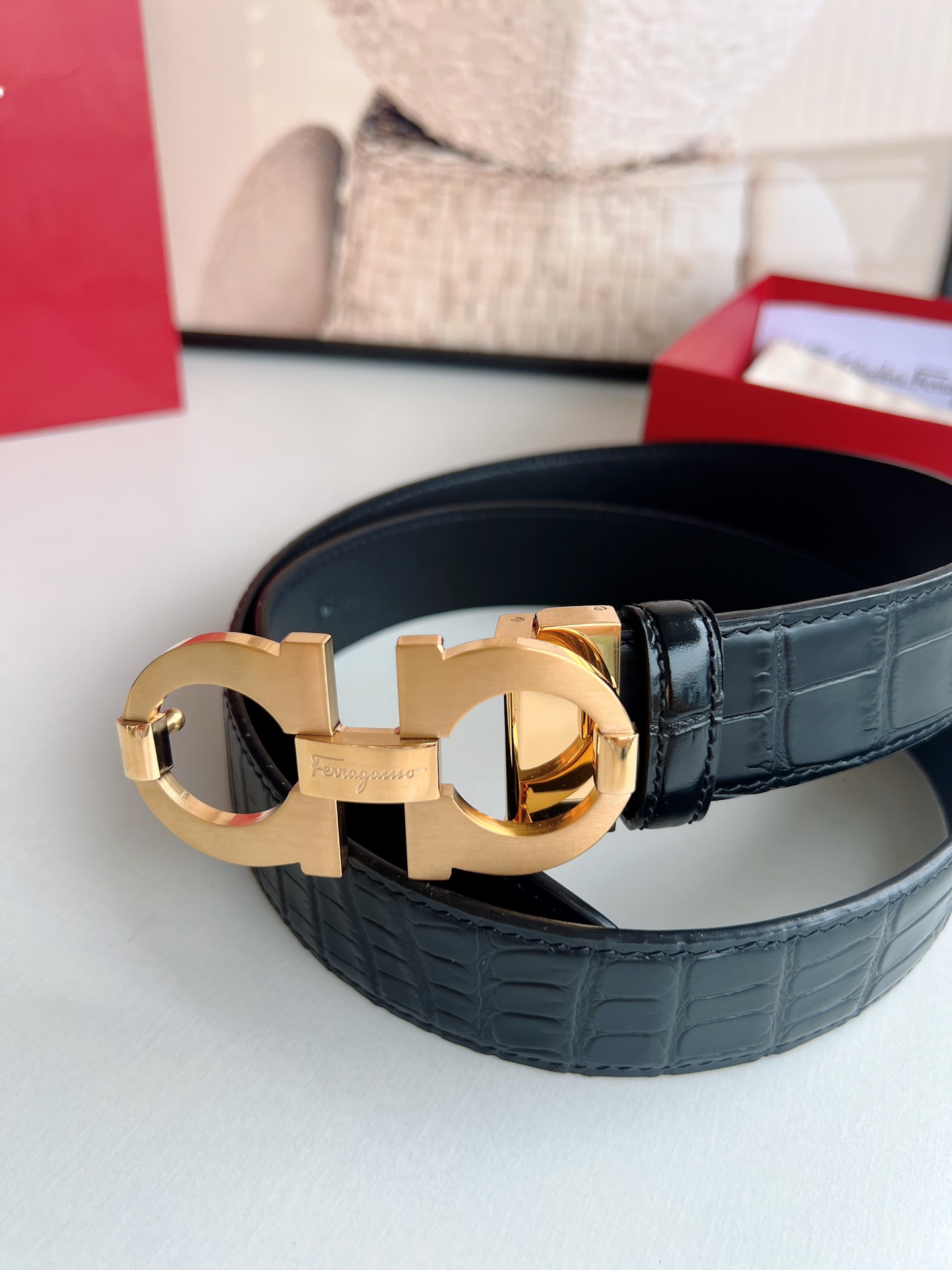 Male Leather Belt Top Grain Leather M