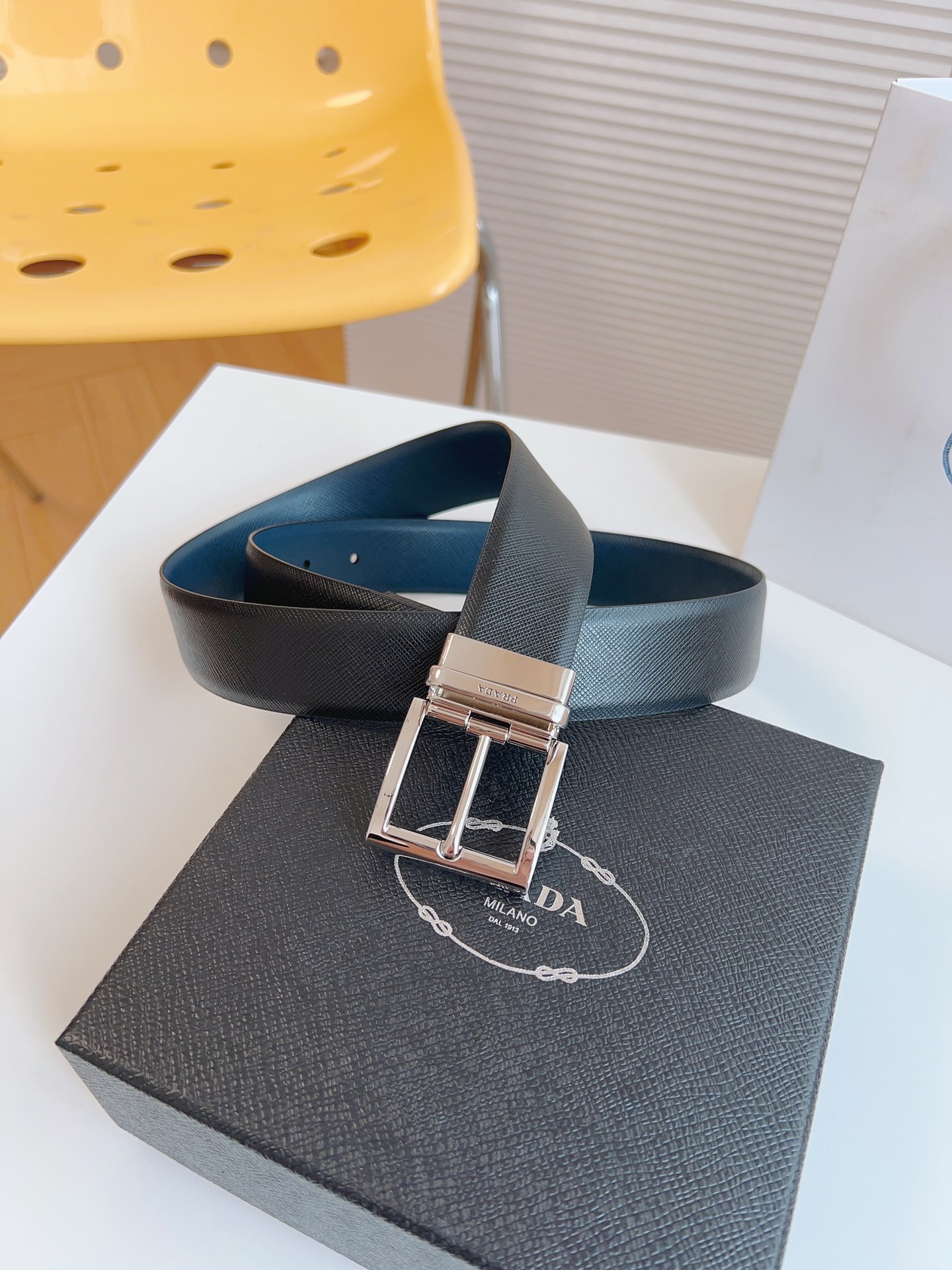 Prada Leather Belt 35mm