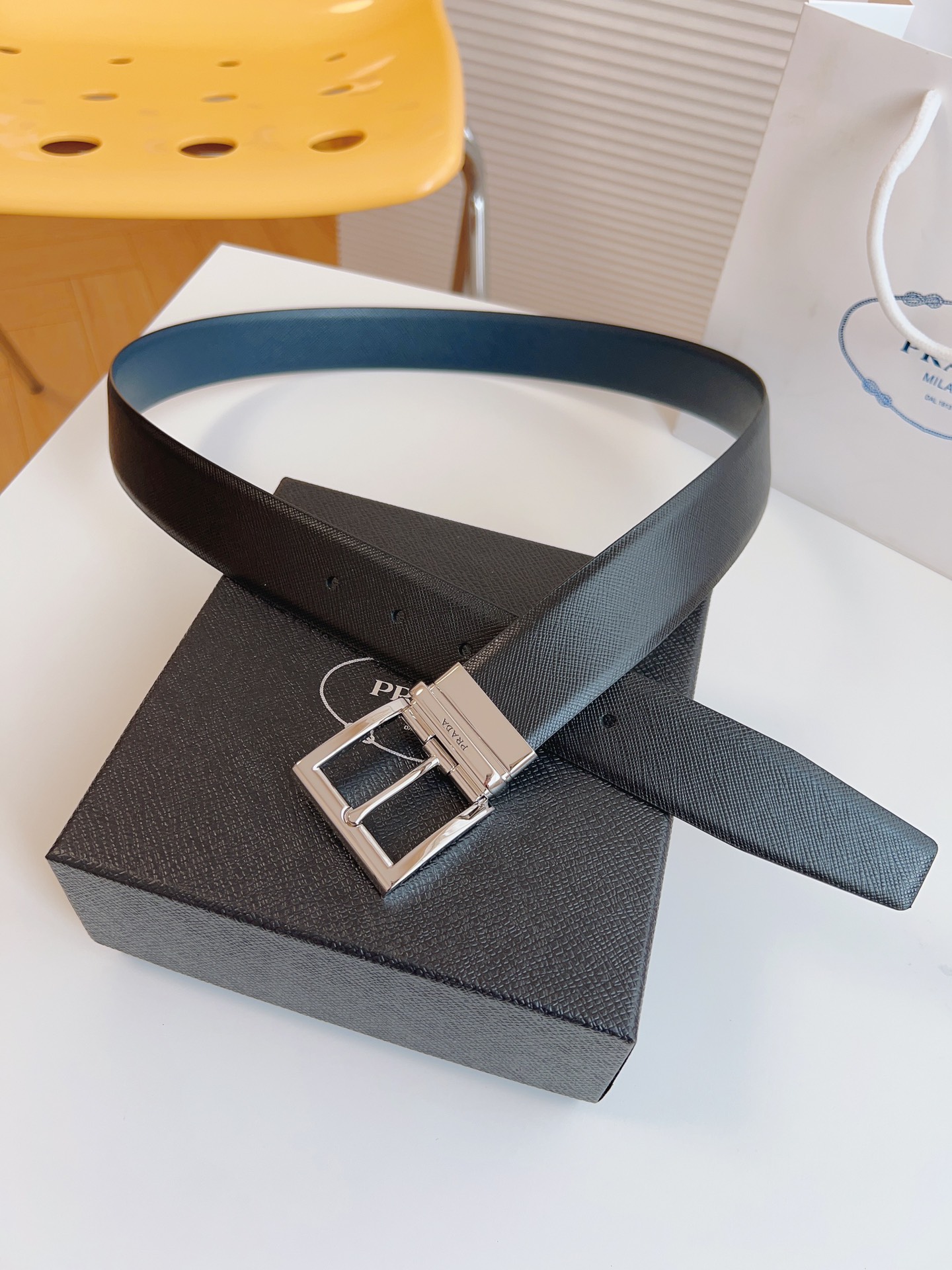 Prada Leather Belt 35mm