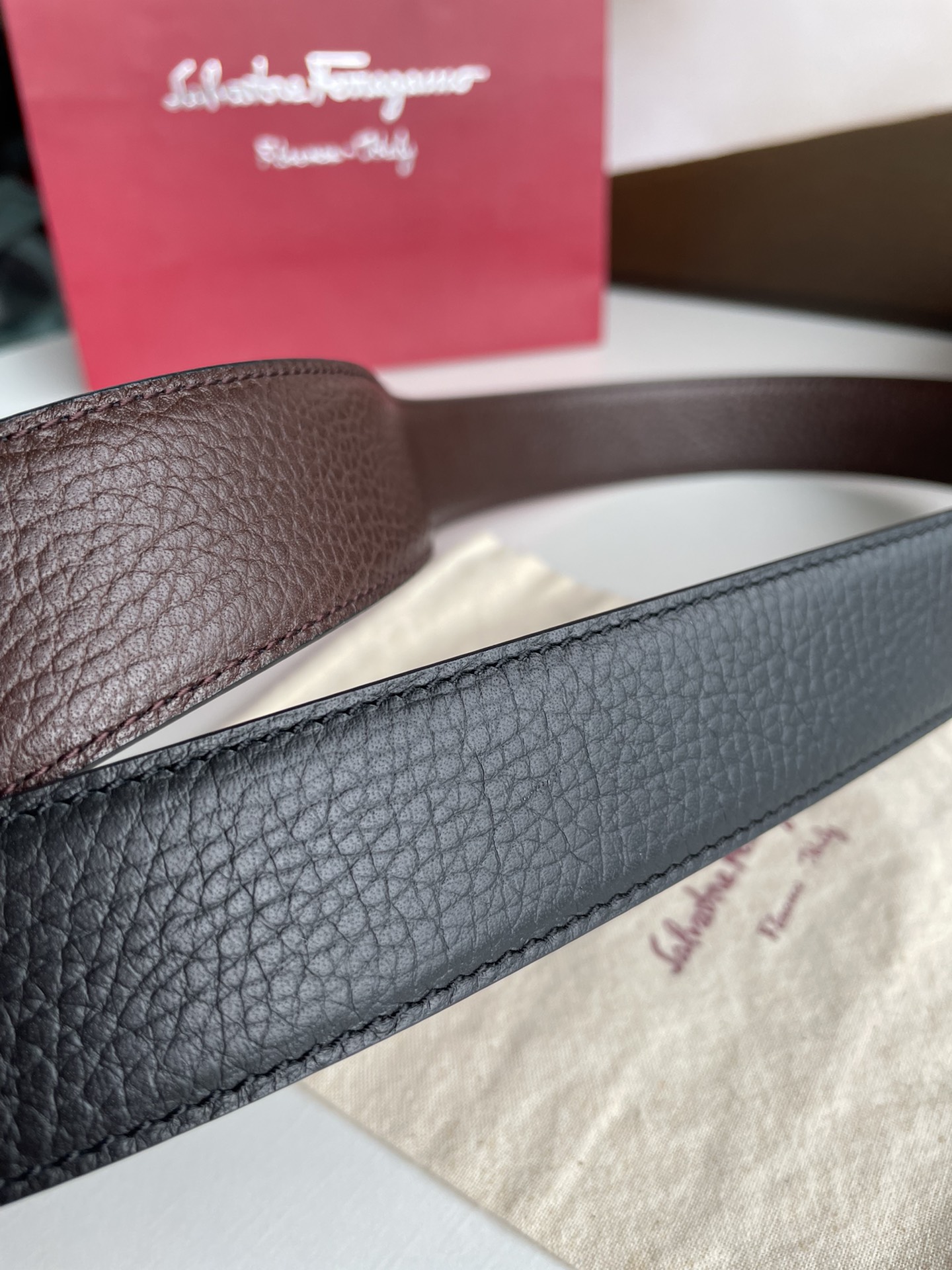 Salvatore Ferragamo Male Basic Belt Top Grain Leather M