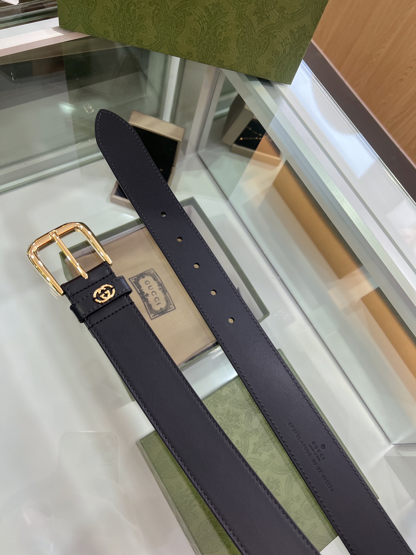 Gucci Basic Belt Top Grain Leather M