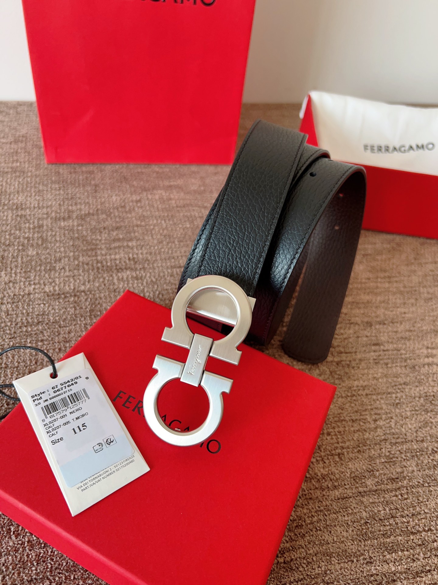 Salvatore Ferragamo Leather Belt
