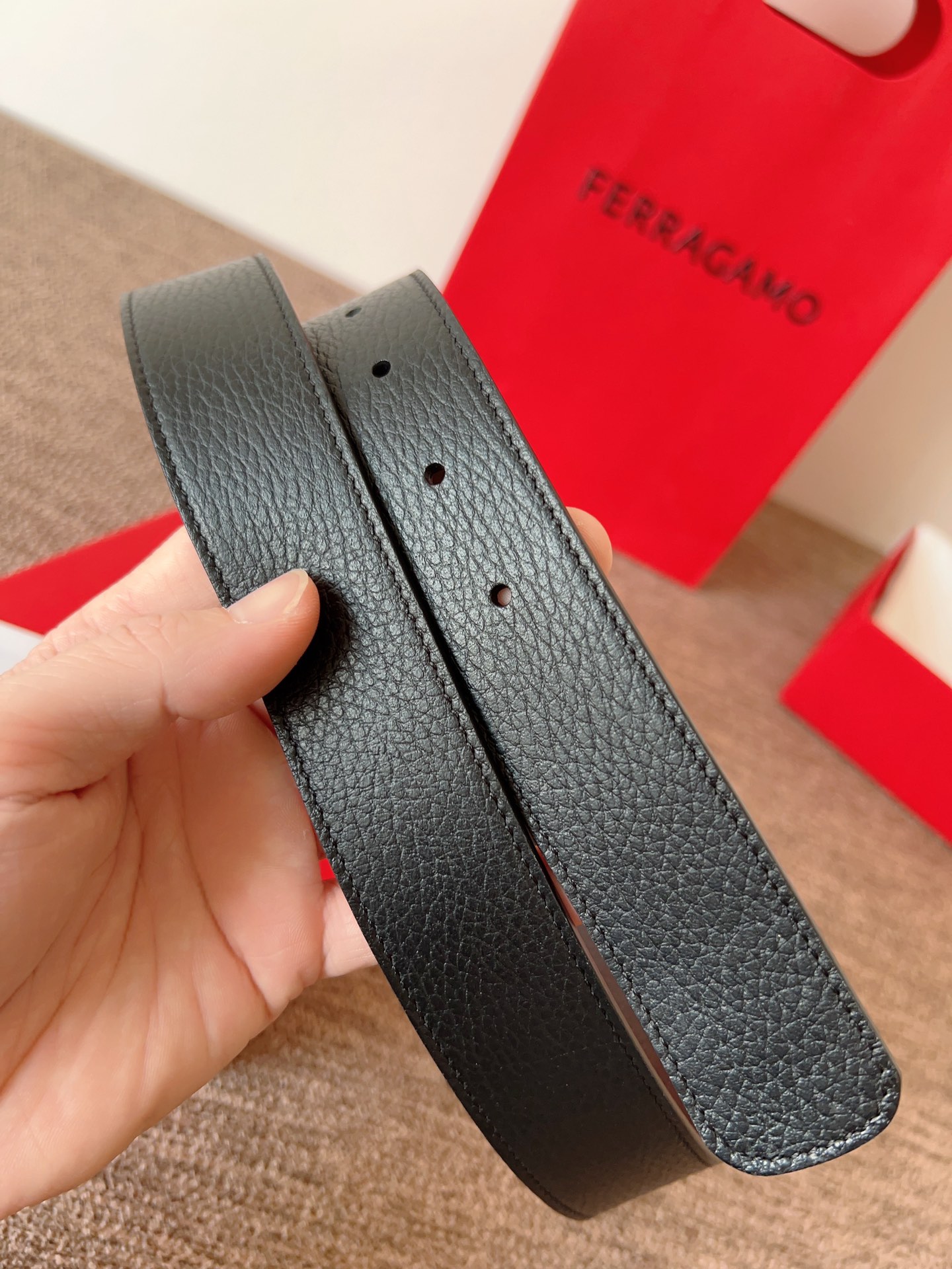 Salvatore Ferragamo Leather Belt