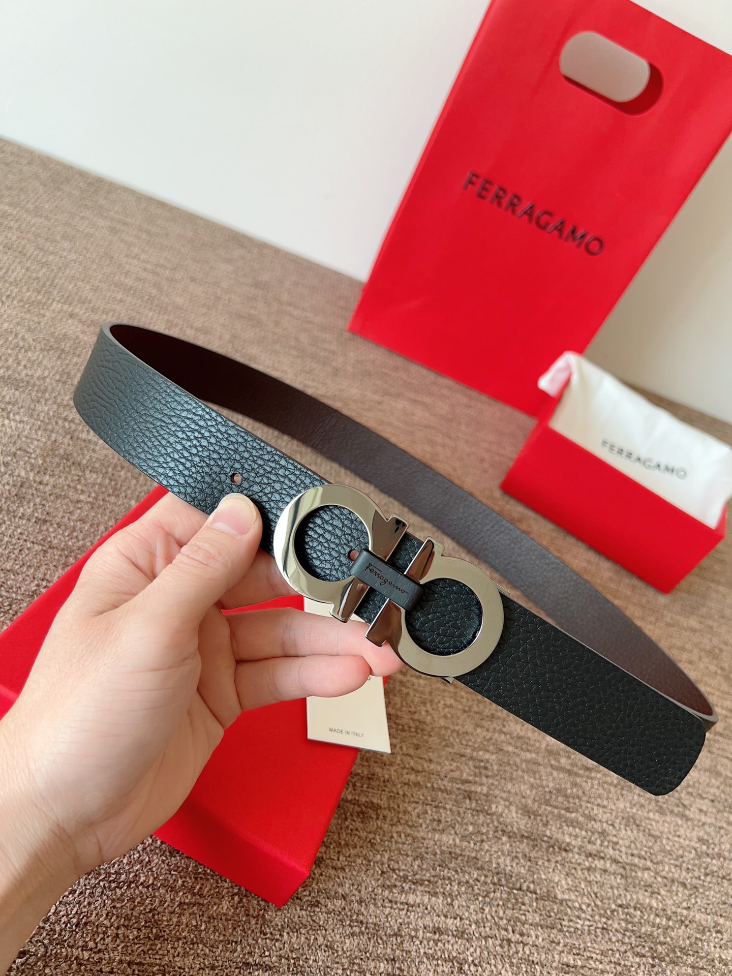 Salvatore Ferragamo Leather Belt