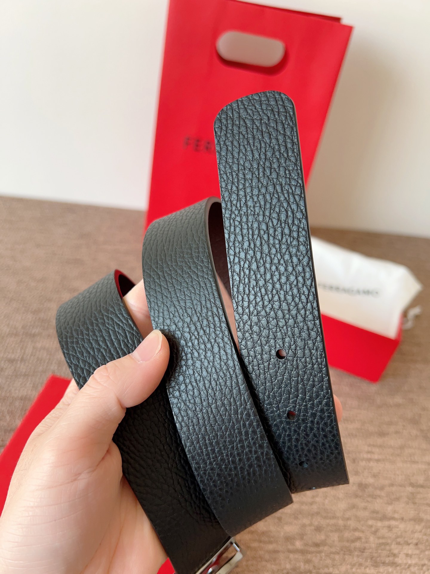 Salvatore Ferragamo Leather Belt