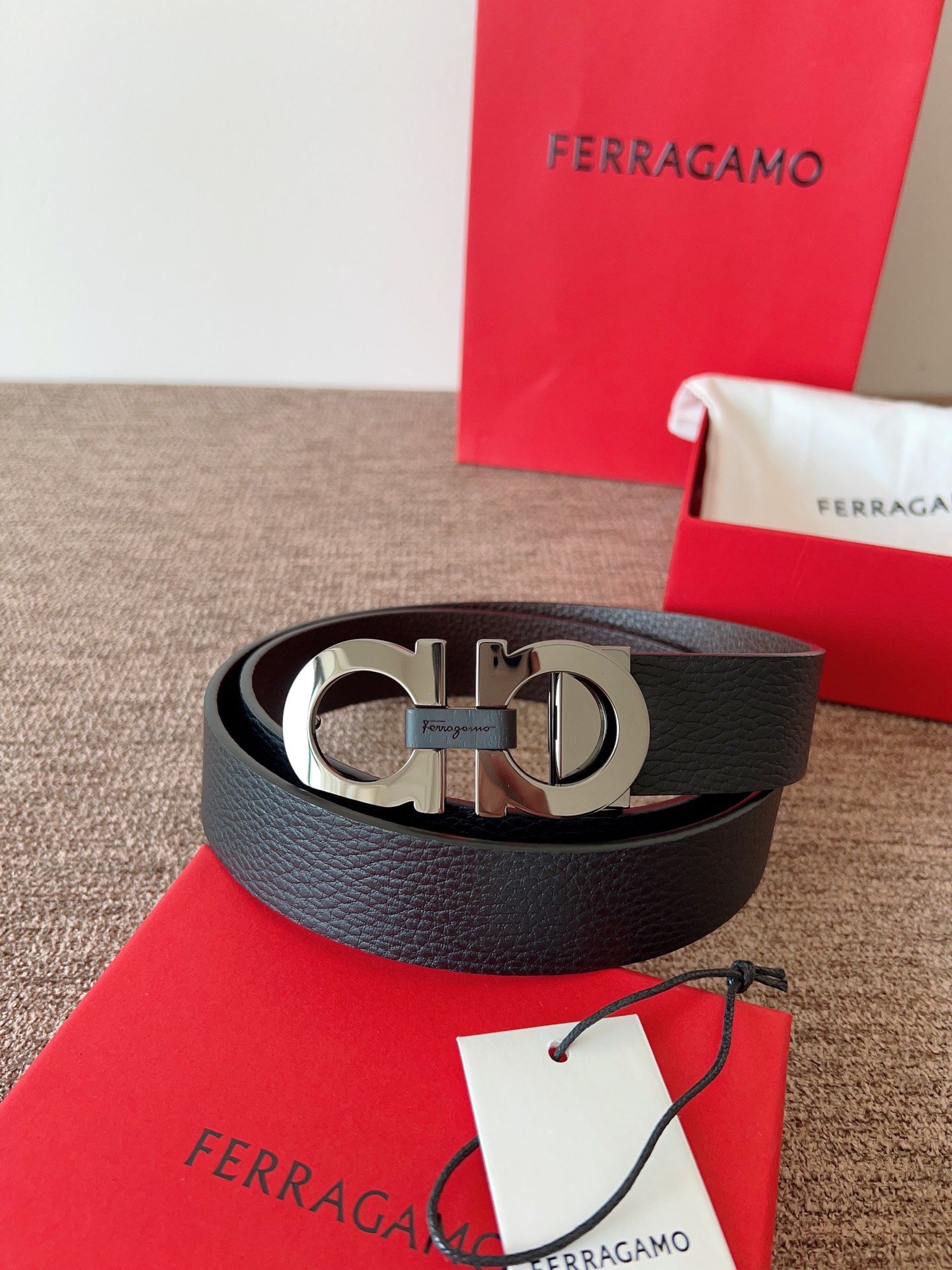Salvatore Ferragamo Leather Belt