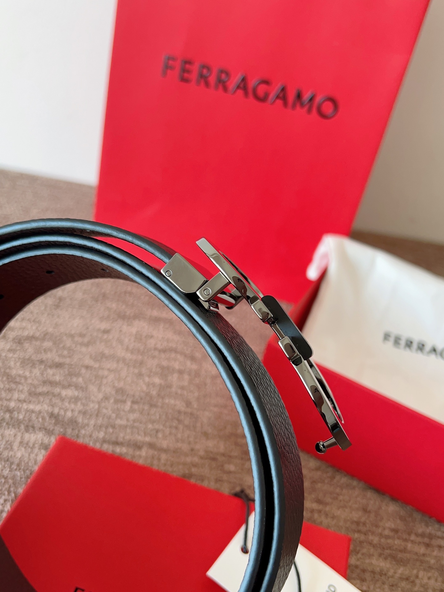 Salvatore Ferragamo Leather Belt