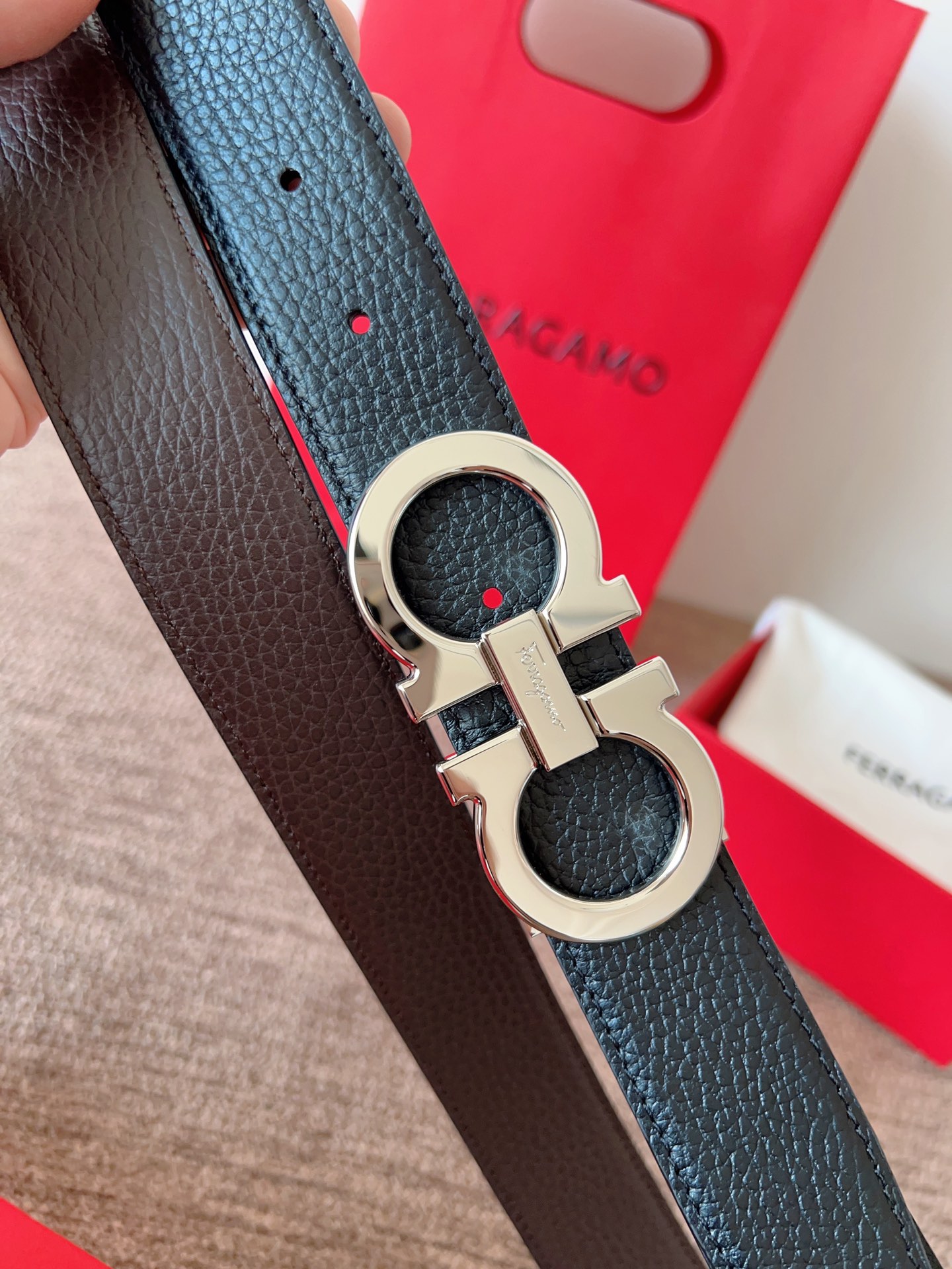 Salvatore Ferragamo Leather Belt