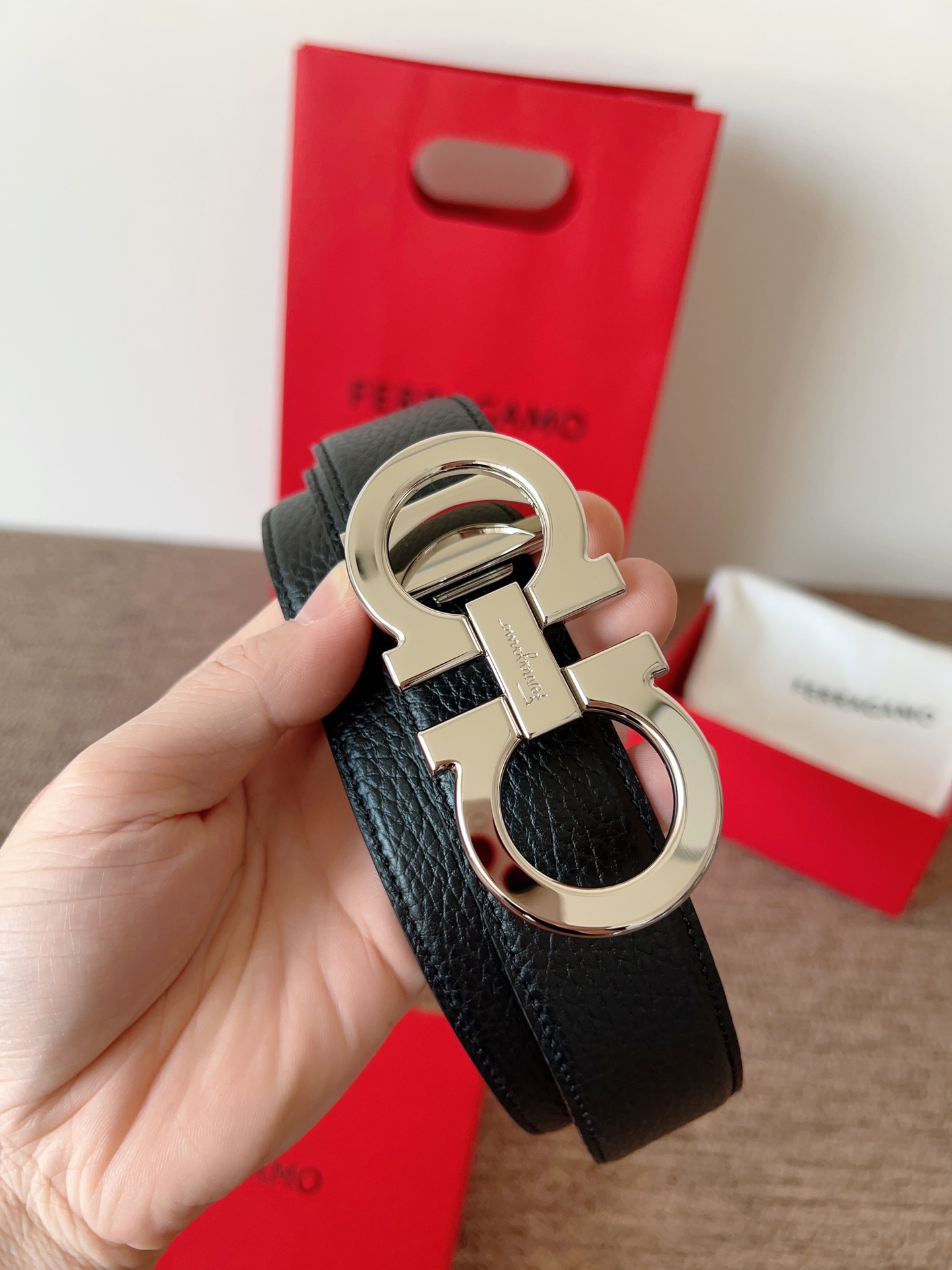 Salvatore Ferragamo Leather Belt