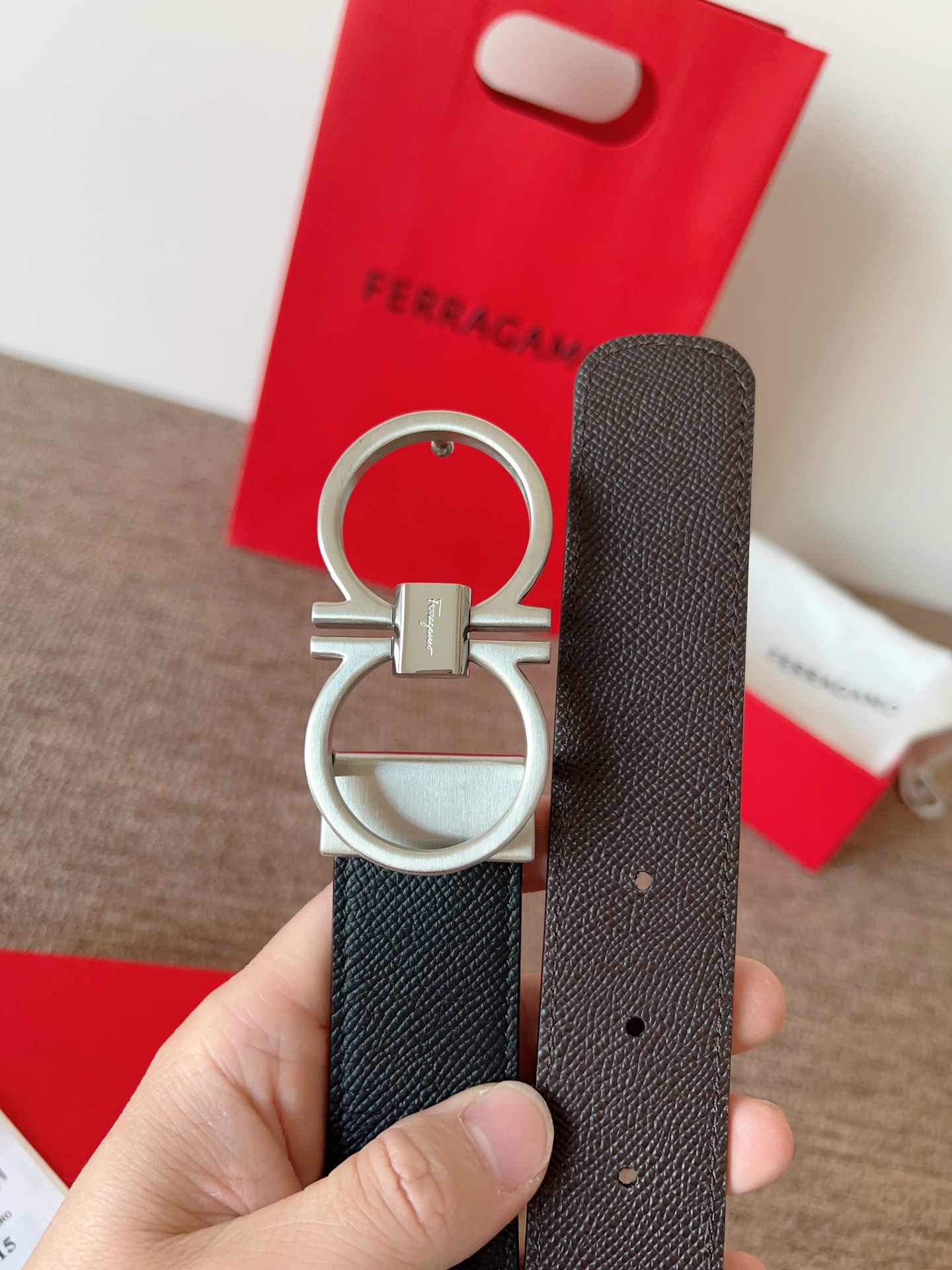 Salvatore Ferragamo Leather Belt