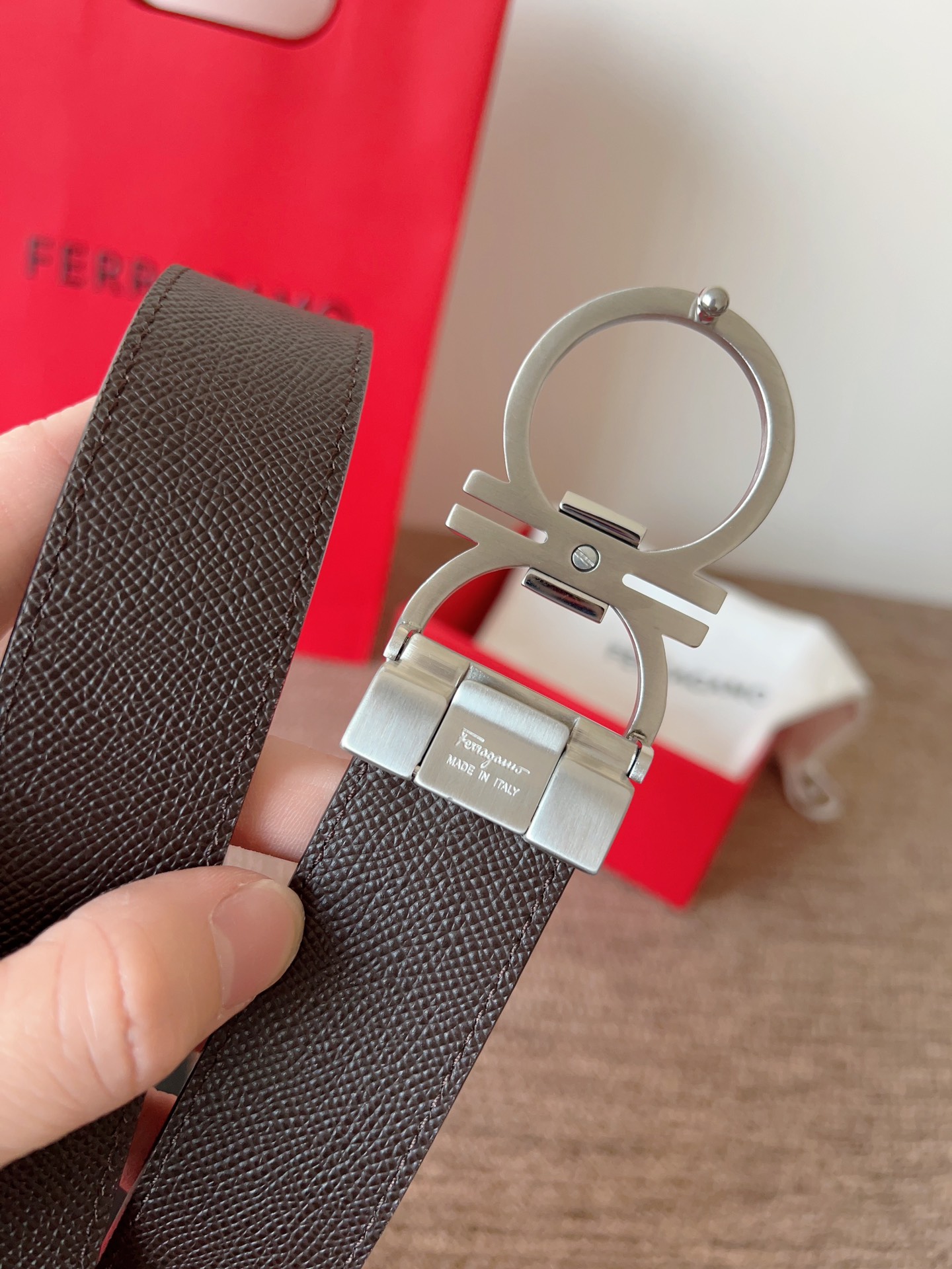 Salvatore Ferragamo Leather Belt