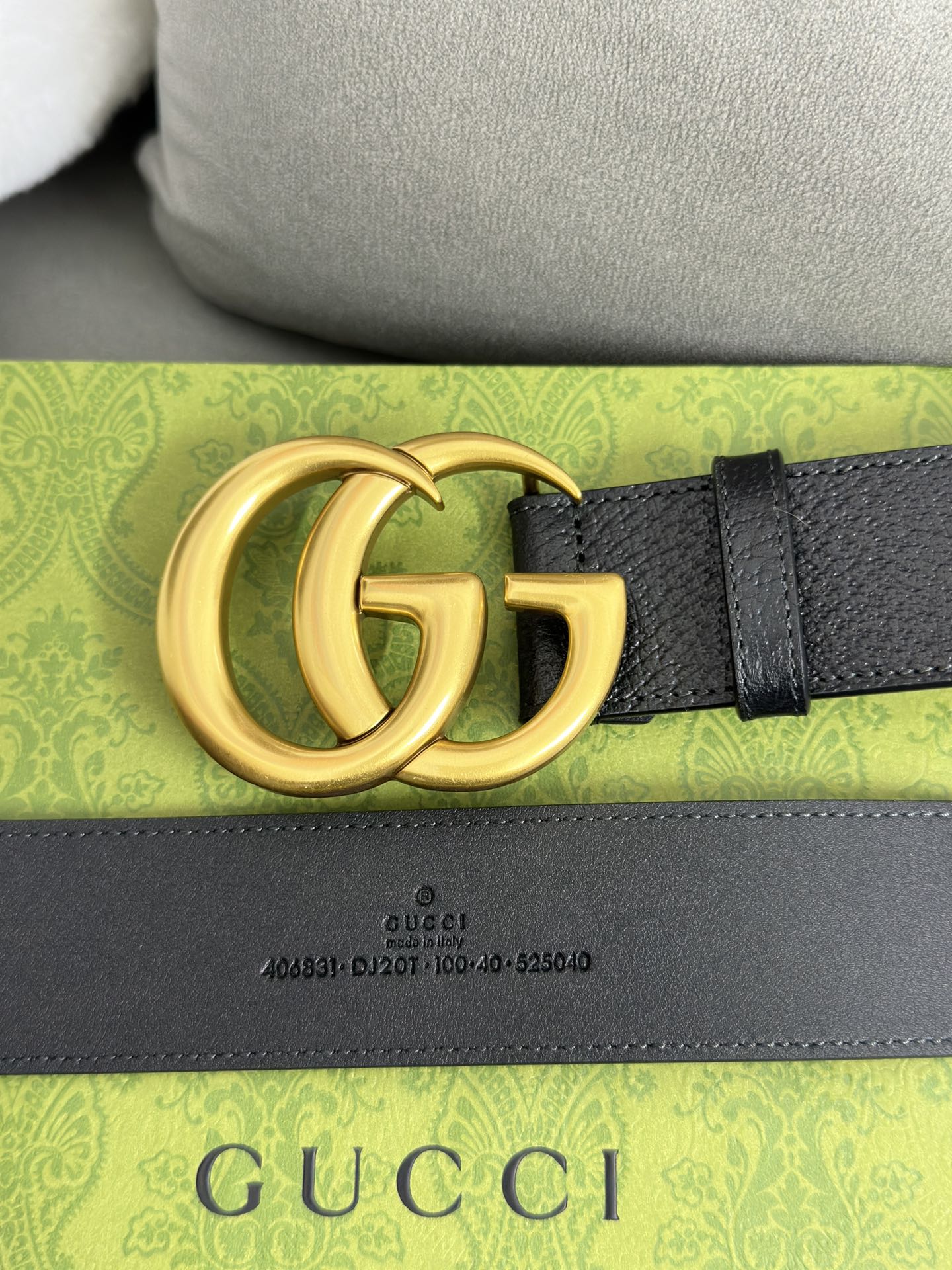 Gucci Basic Belt Cow Leather M
