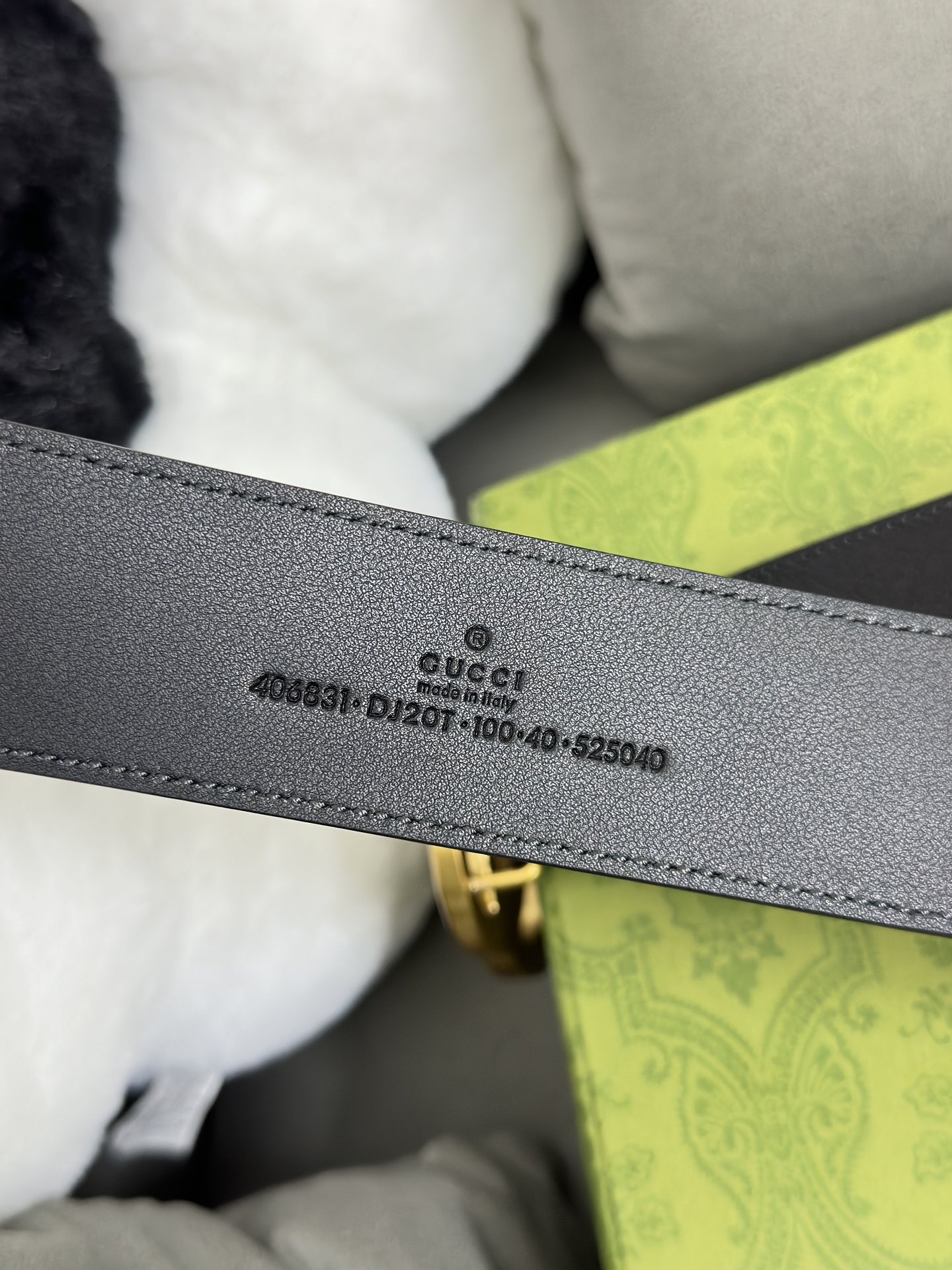 Gucci Basic Belt Cow Leather M