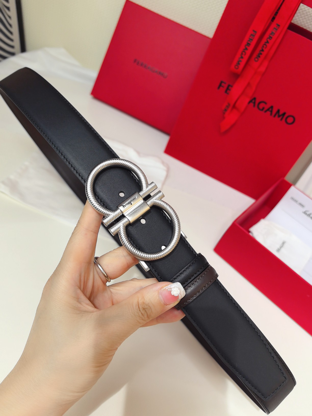 Male Leather Belt Cow Leather Adjustable