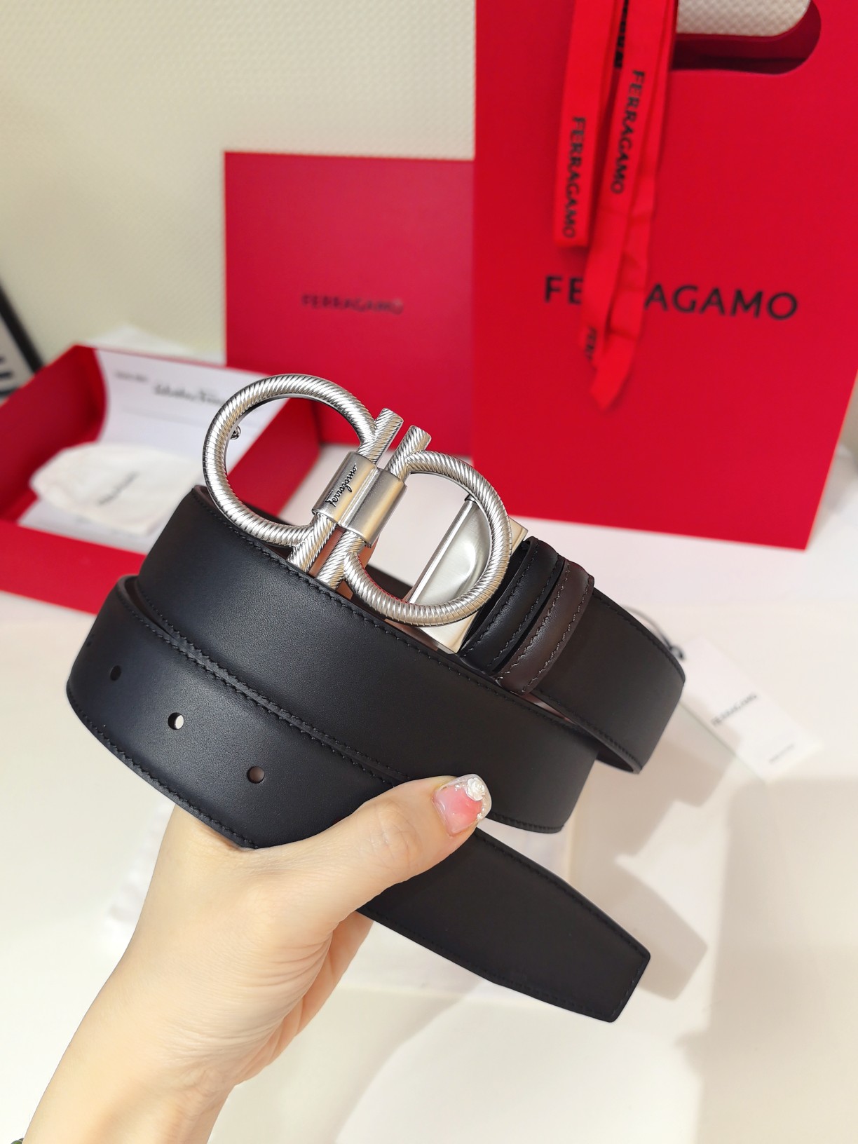 Male Leather Belt Cow Leather Adjustable