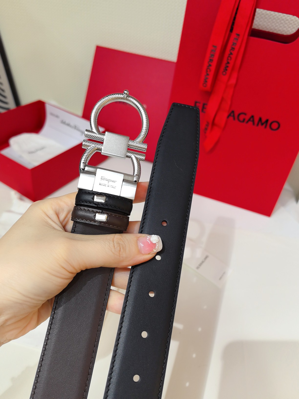 Male Leather Belt Cow Leather Adjustable