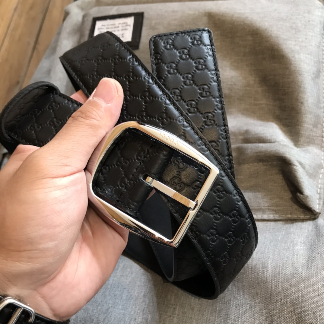 Gucci Leather Belt Top Grain Leather M