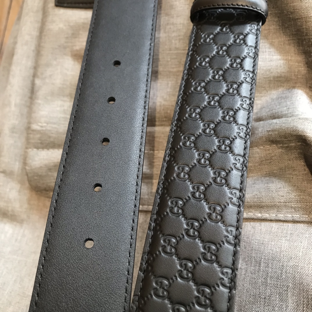 Gucci Leather Belt Top Grain Leather M