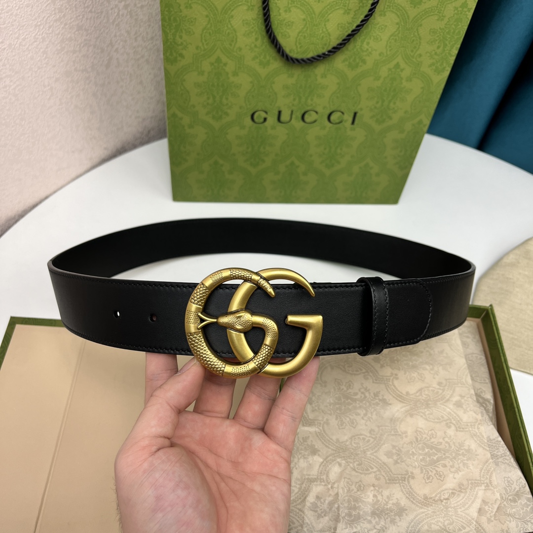 Gucci Basic Belt Cow Leather