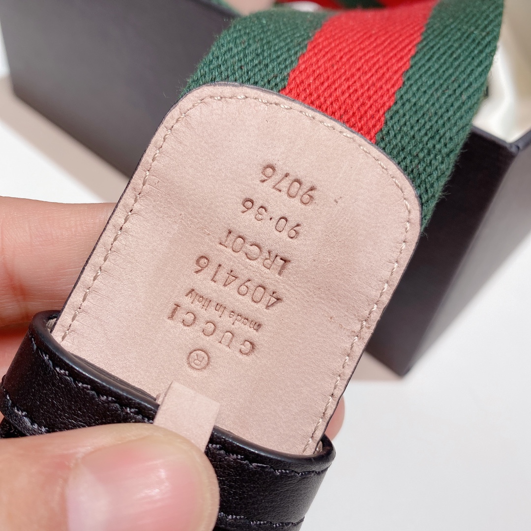 Gucci Basic Belt Cow Leather M