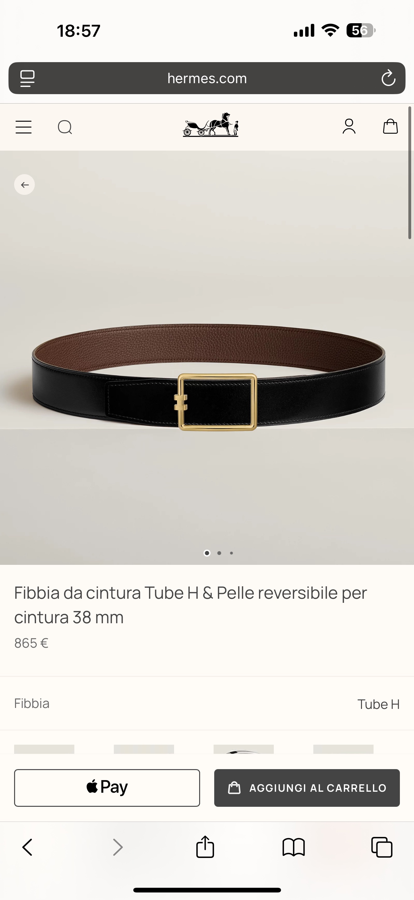 Male Basic Belt 38mm
