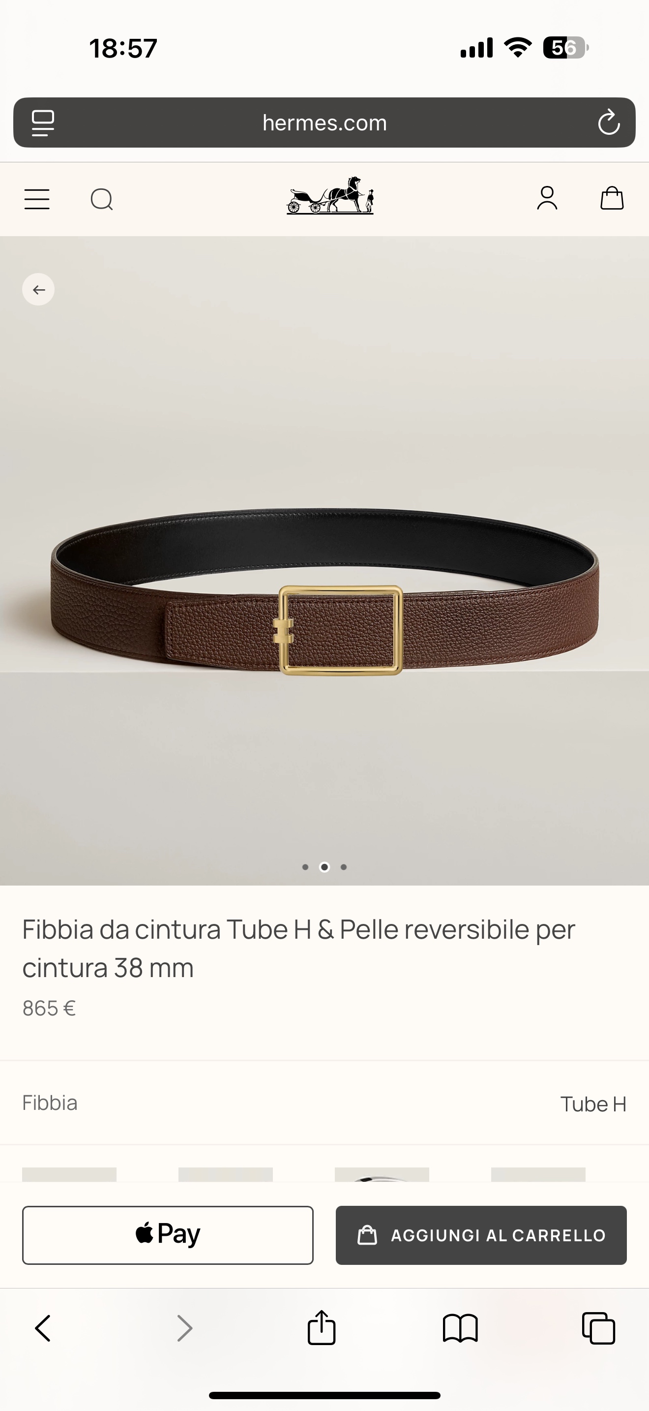 Male Basic Belt 38mm