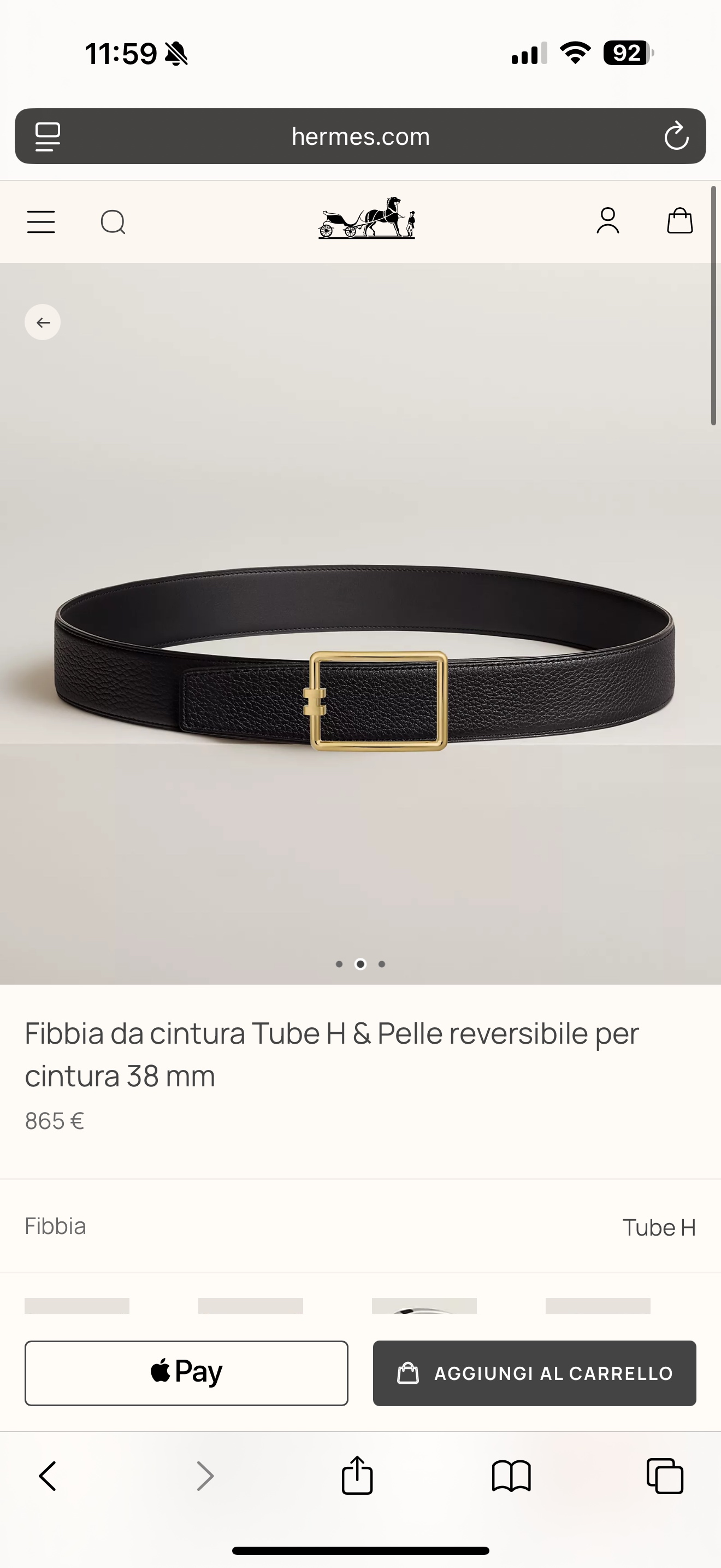 Male Basic Belt 38mm