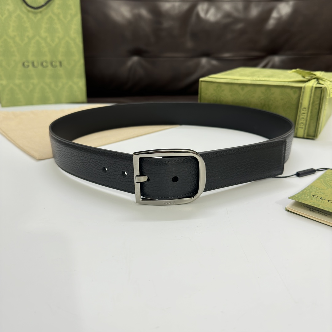 Gucci Basic Belt Wide Width M
