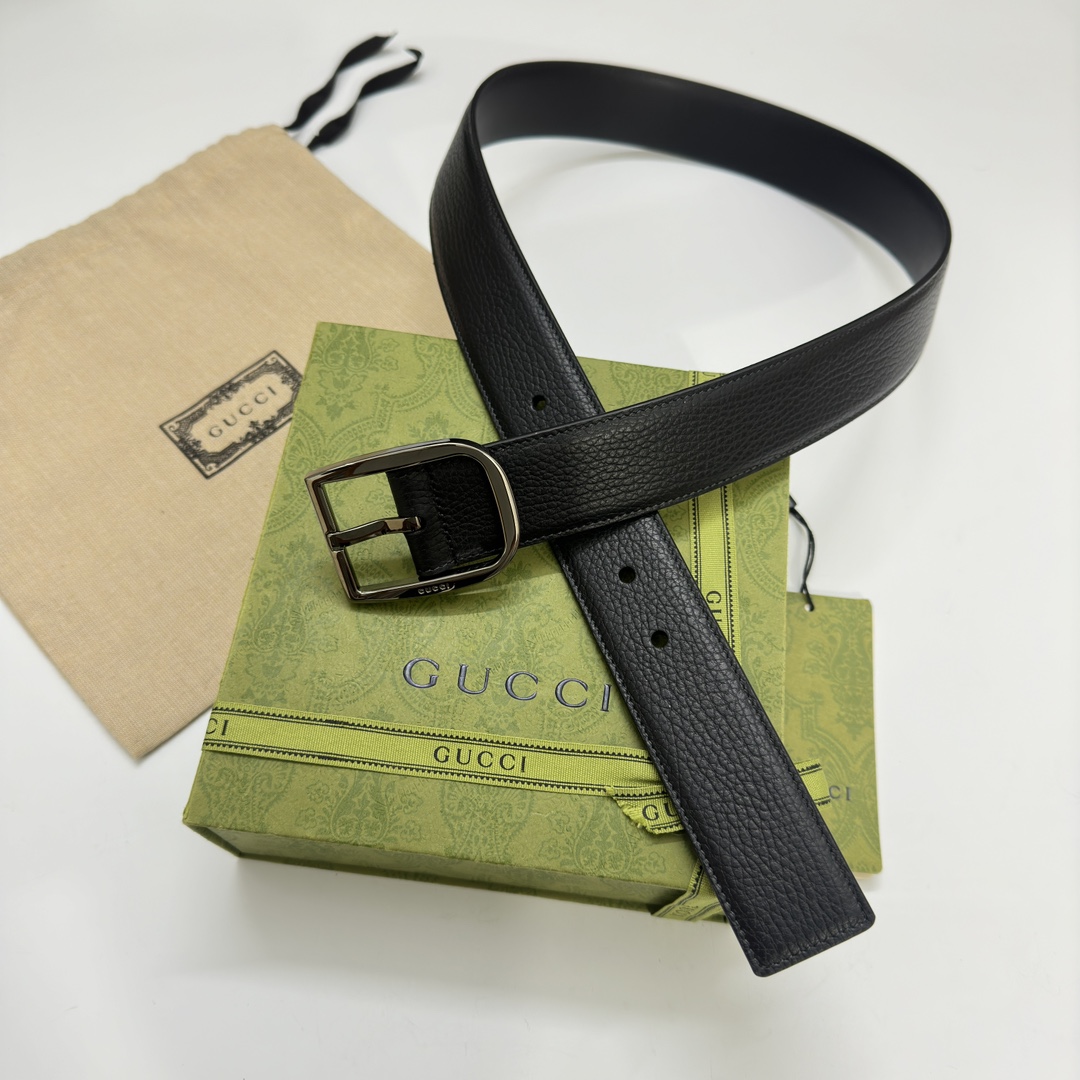 Gucci Basic Belt Wide Width M