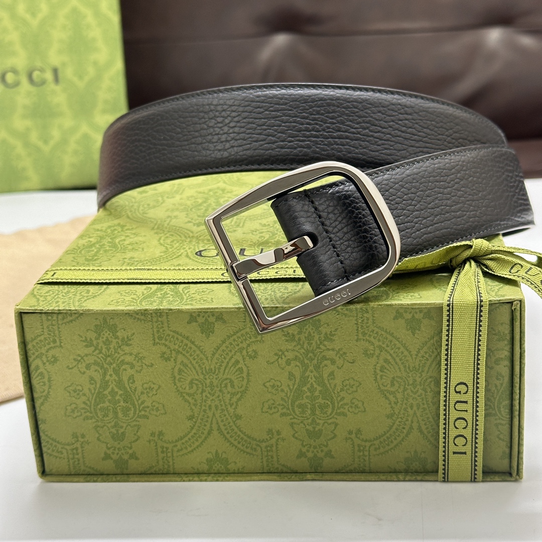 Gucci Basic Belt Wide Width M