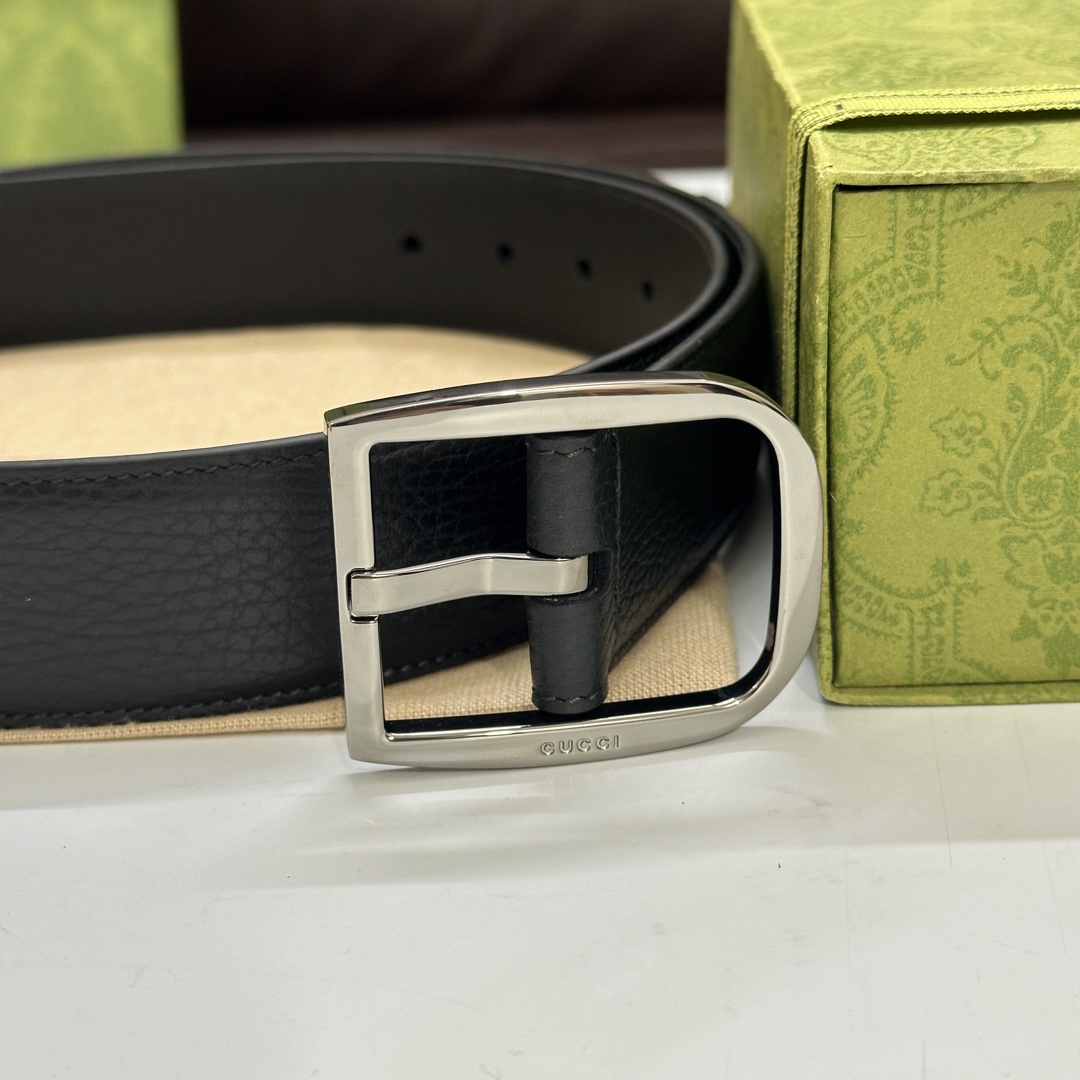 Gucci Basic Belt Wide Width M
