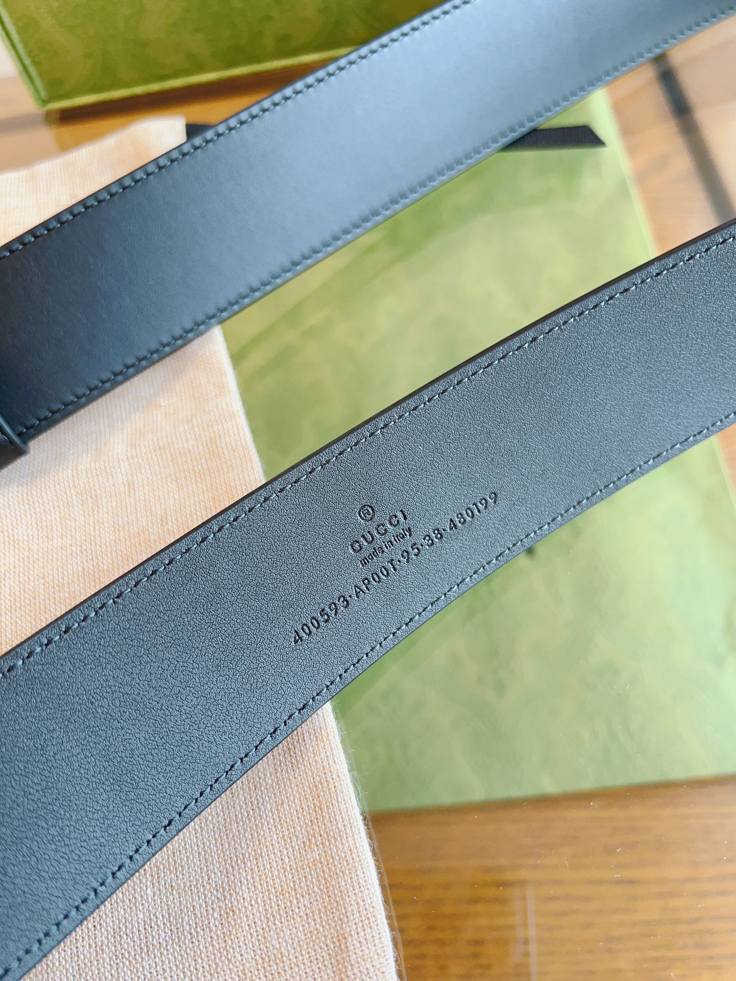 Gucci Basic Belt Cow Leather Black