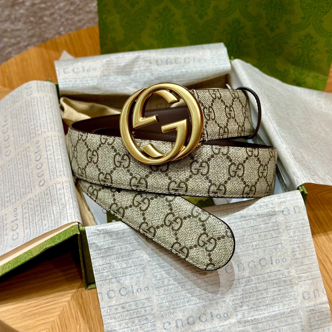 Gucci Leather Belt Cow Leather
