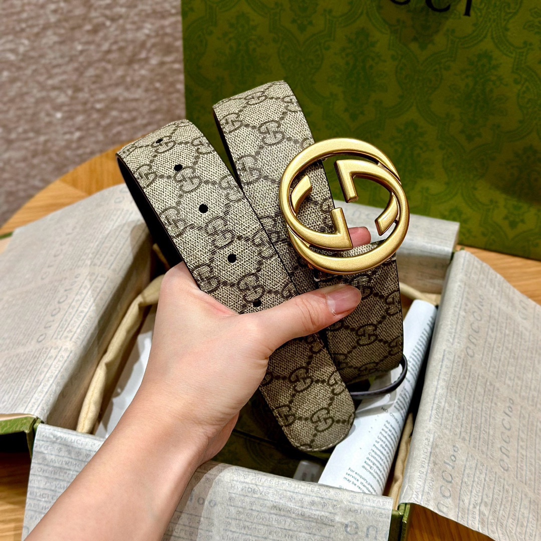 Gucci Leather Belt Cow Leather