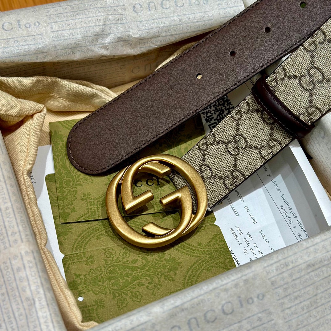 Gucci Leather Belt Cow Leather